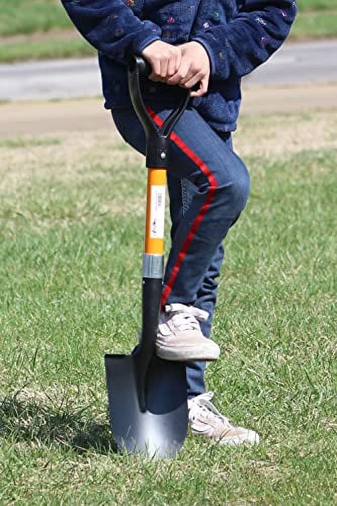 2 Various Assorted Round And Square Shovels (2 Pcs) – 27 Inches In Length With D-Cup Mini Handle Shovels, Sturdy Build And Easy To Use, Firm And Comfortable Durable Handle, Built To Last