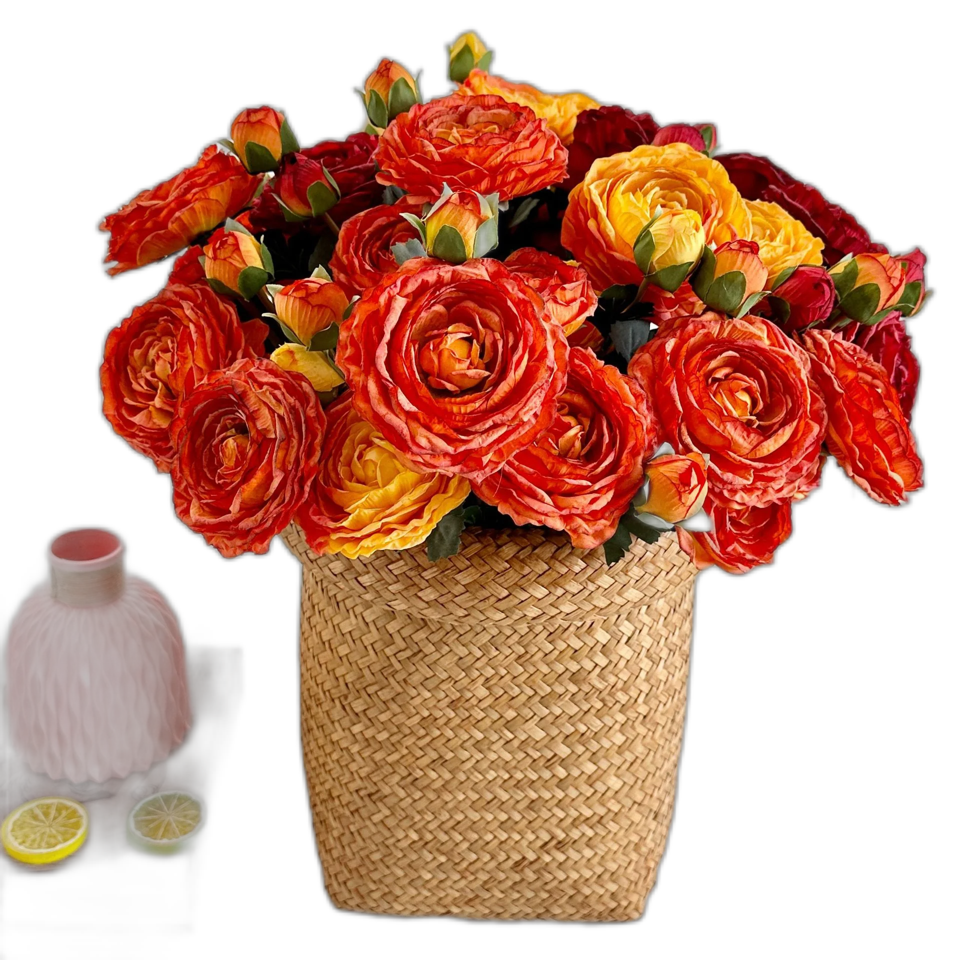 Simulation Hua Tianshan Snow Lotus Long Holiday Flower Home Ins Wind Flower Art Decoration Desktop Swing