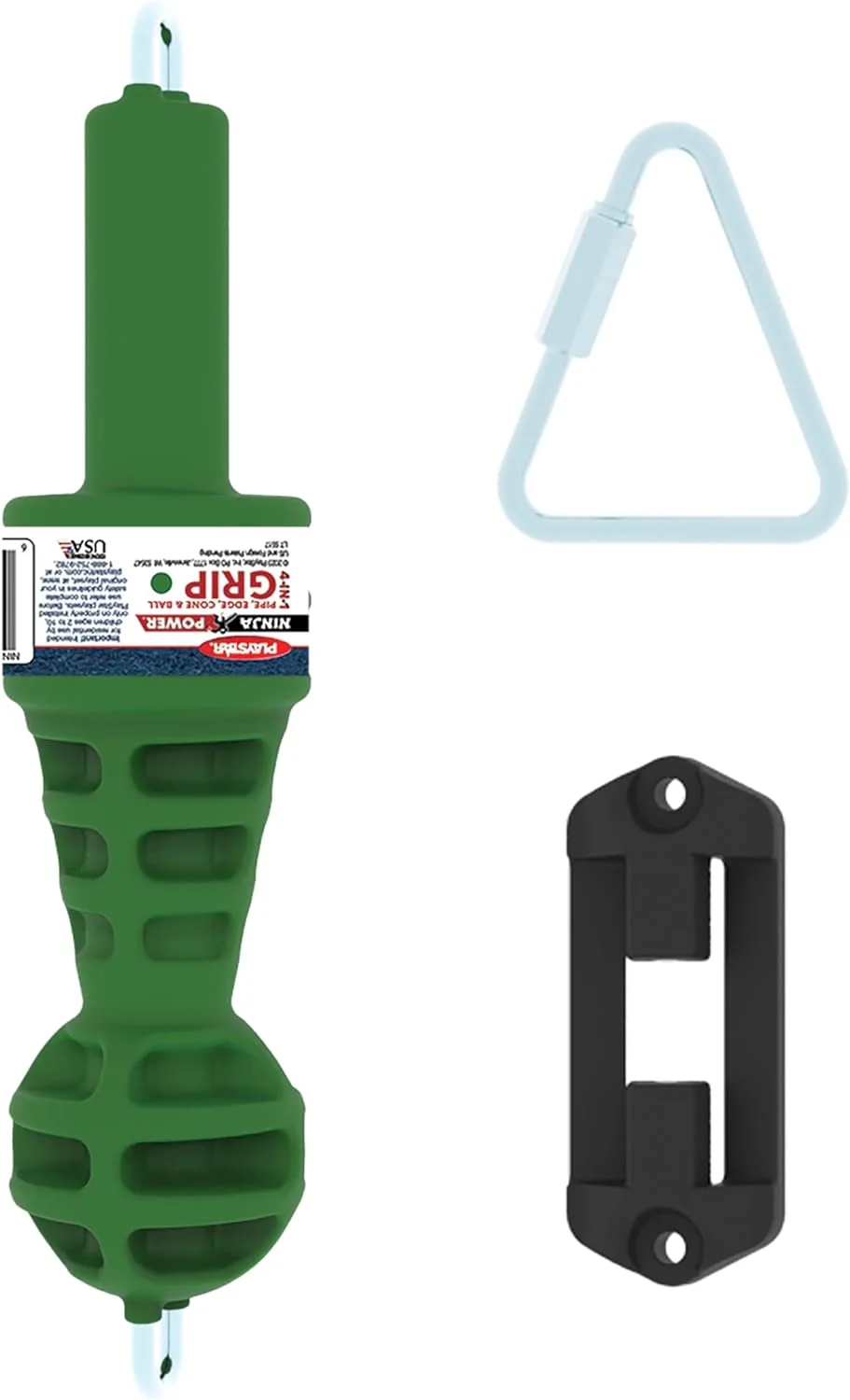 PlayStar Ninja Power4-in-1 Green Grip PS 5018 Swing Set Accessory for Wooden Play Sets