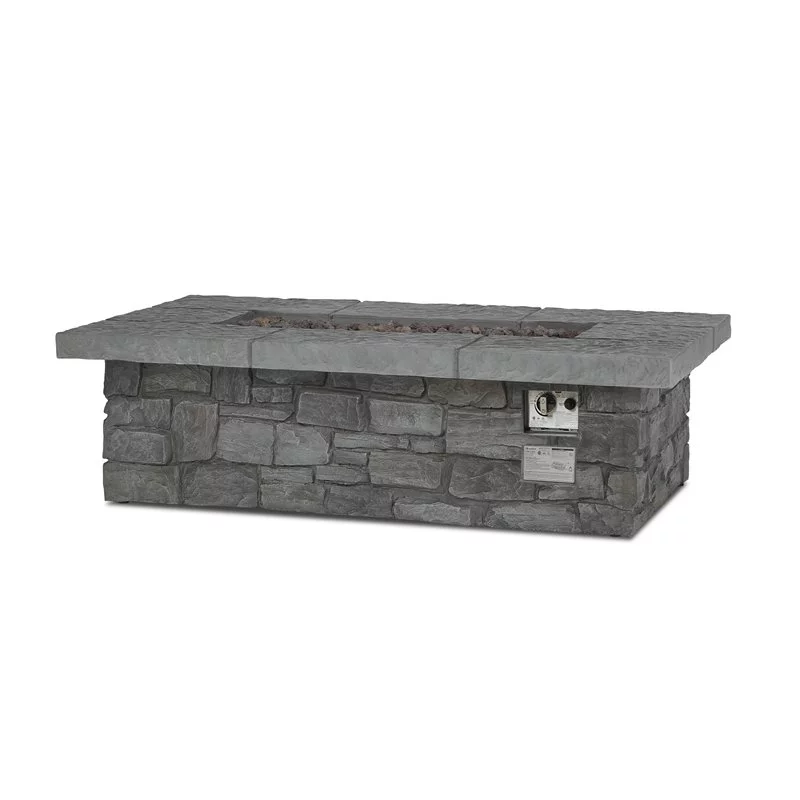 Home Square 2-Piece Set with Propane Fire Table & Tank Cover