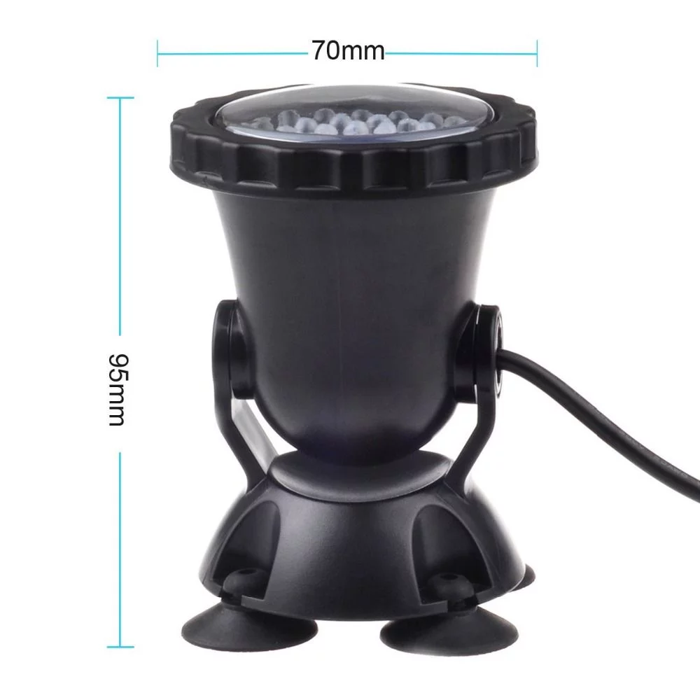 Fountains Pond Lamp Waterproof LED For Swimming Pool Aquarium Spot Lights RGB 36 LED Underwater Lamp Underwater Spot Light 3 LIGHTS