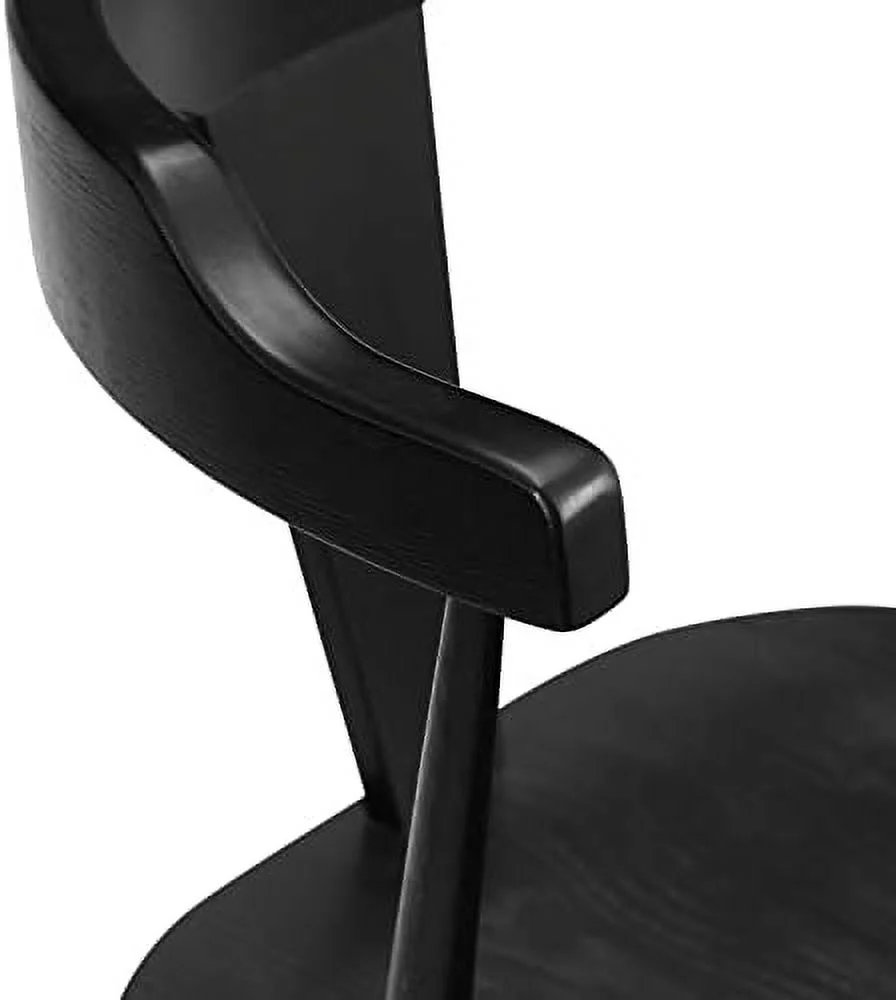 QUGDXVBN POLY & BARK Enzo Dining Chair Oak  Black