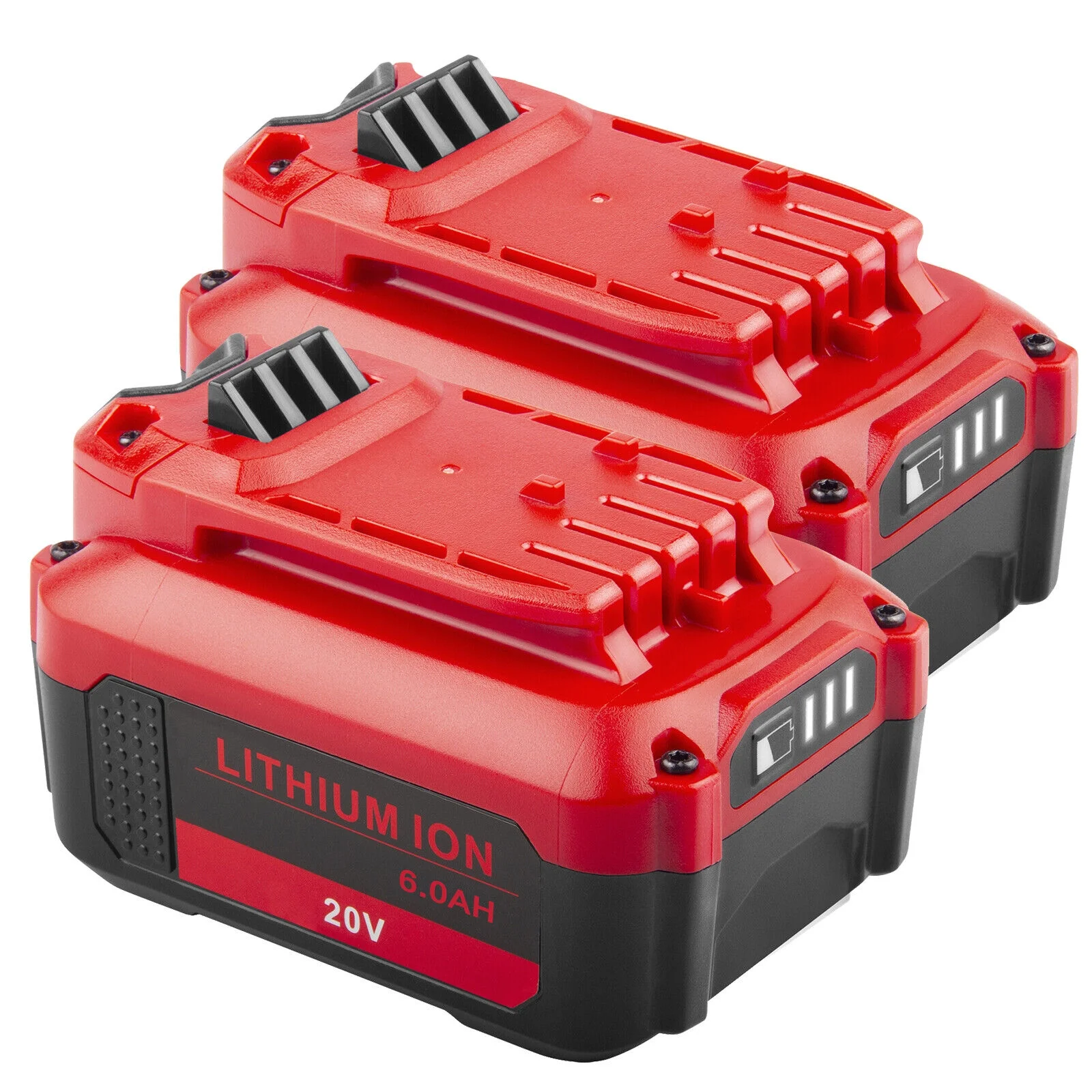 2x Battery 6.0Ah Li-ion Battery For Craftsman 20V MAX CMCB205 CMCB204 CMCB202 CMCB201