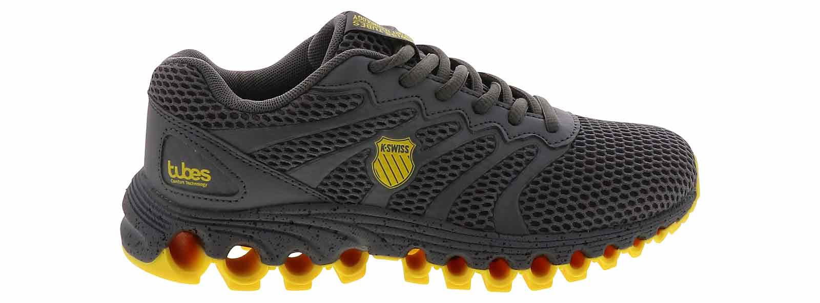 K-Swiss Tubes Comfort 200 Jr Boys' (4-7) Running Shoe Grey | 87112 030