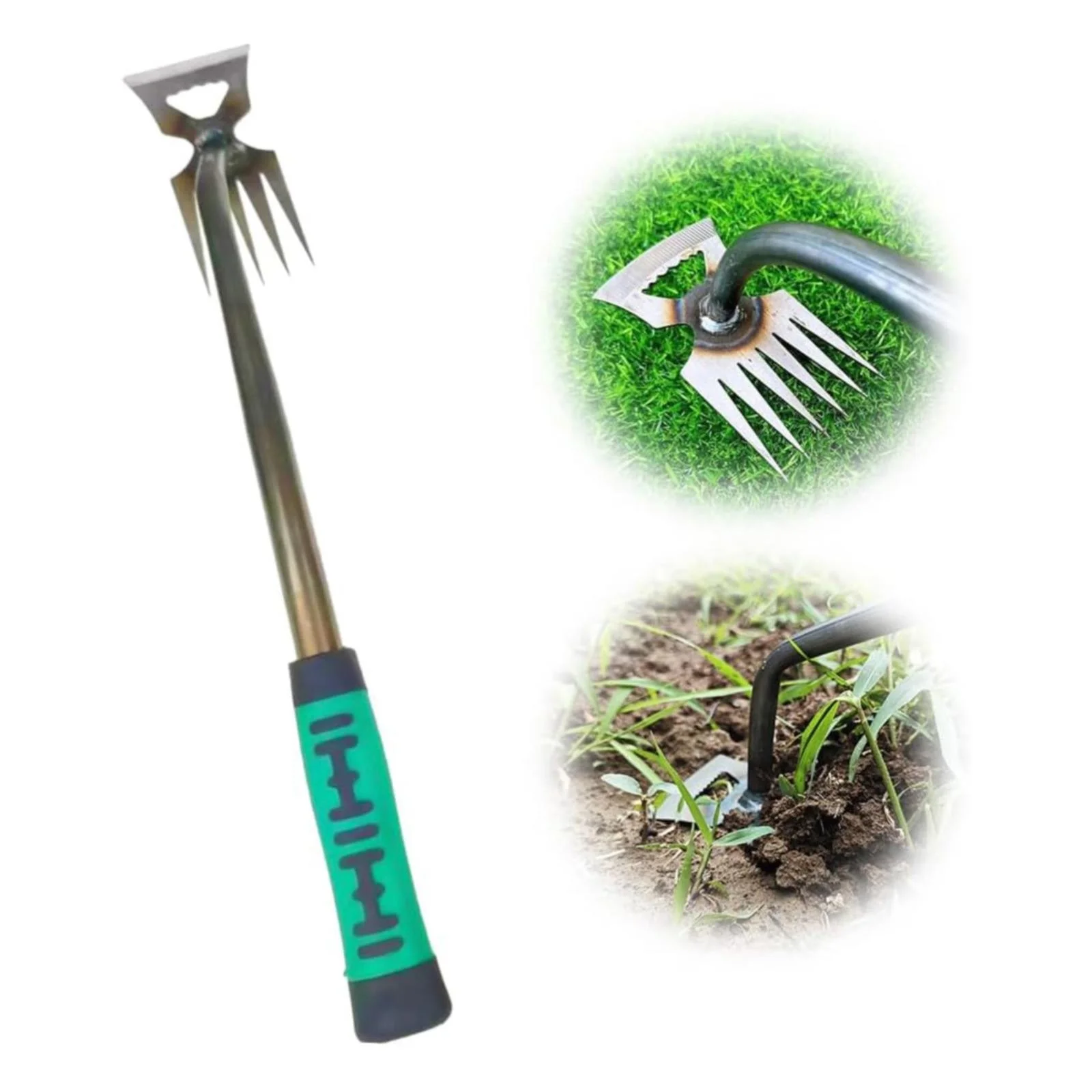 Gardening Hand Weeder Tools 2024 New Weeding Artifact Uprooting Weeding Tool Durable Steel Hand Weeder Tool Manual Multifunctional Weeders Gardening Tools For Yard And Garden