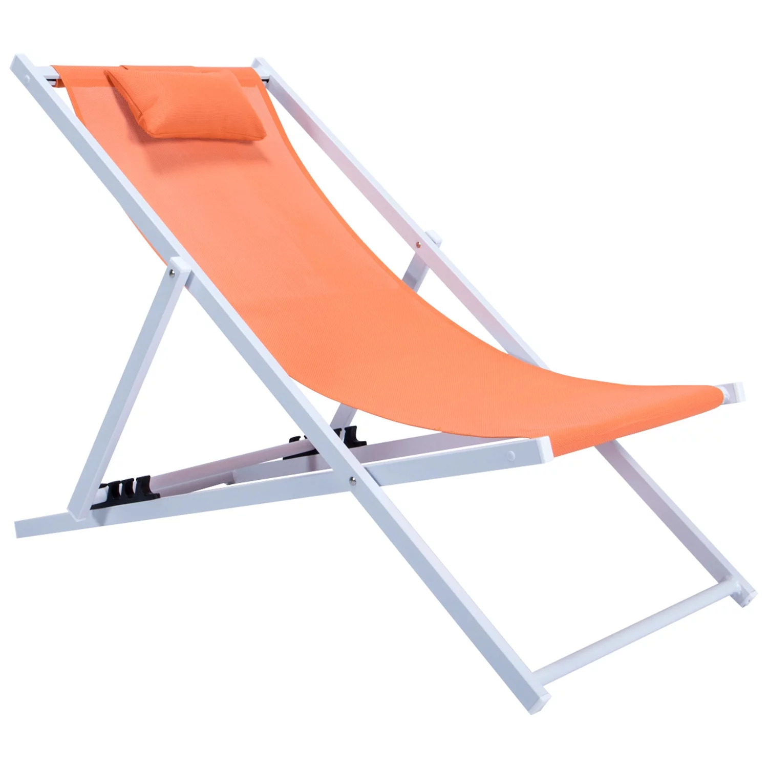 HomeStock Mountain Majesty Outdoor Sling Lounge Chair With Headrest