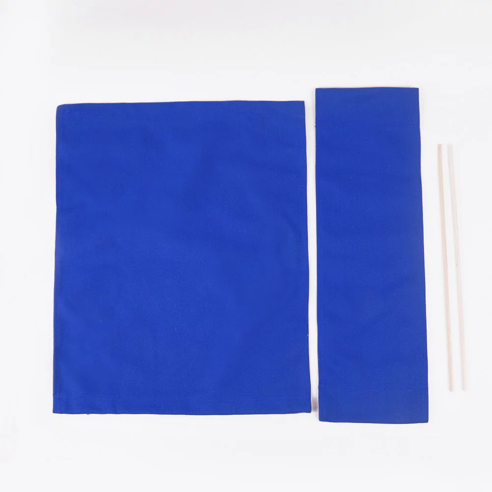 Sufanic 2 Sets Directors Chair Canvas Replacement,Makeup Chair Seat and Back Replacement Cotton Canvas Stool Protector for Home Director Chair Medium Size,19.2x15.2inch,Blue