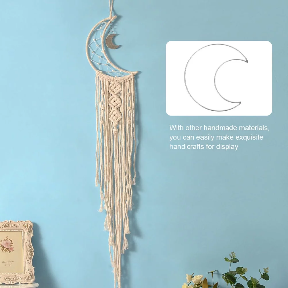 7Pcs Pretty Dream Catcher Rings Iron Dream Catcher Rings Hoops for DIY