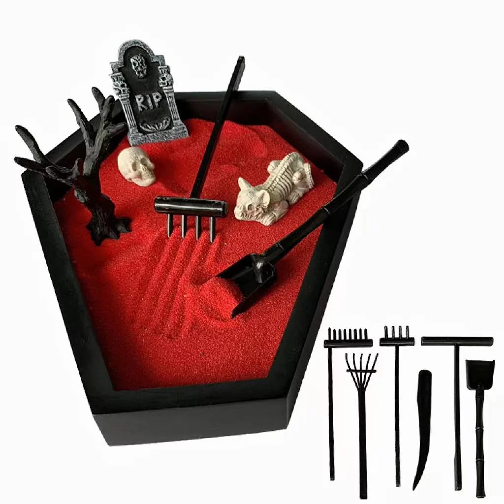 Mini Garden Rake 5pcs Mini Bamboo Rake Zen Garden Sand Desktop Meditation Decoration Home Decoration
