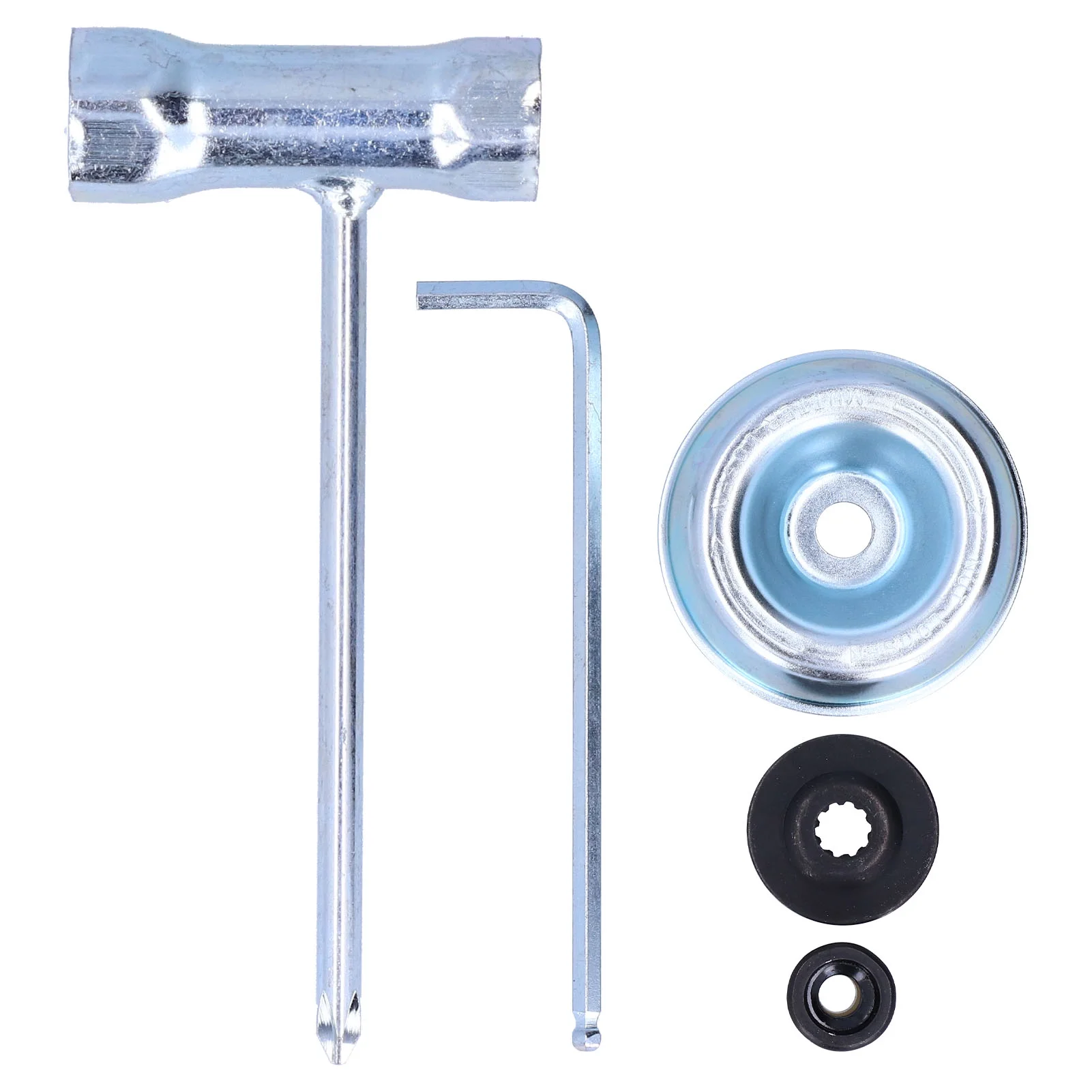 Verdant Touch Lawn Mower Accessory Blade Adapter Attachment Thrust Washer Wrench Kit Fit for STIHL FS120 200 250 Lawn Mower