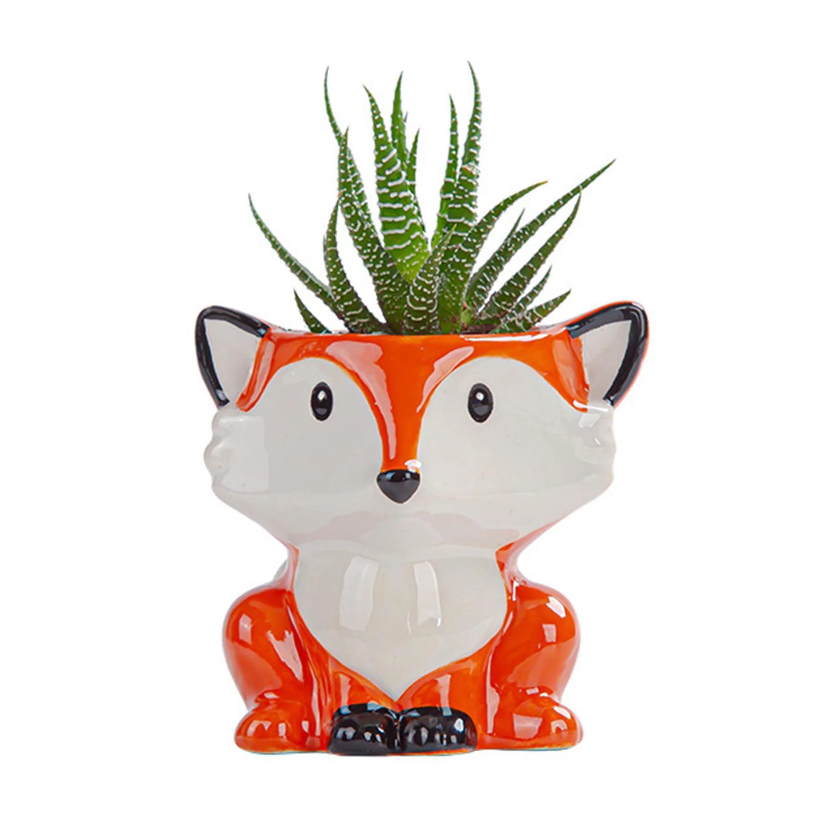 kesoto 5-6pack Cartoon Plant Succulent Planter Desk Flower Pot 8x7x7.5cm 5 Pcs