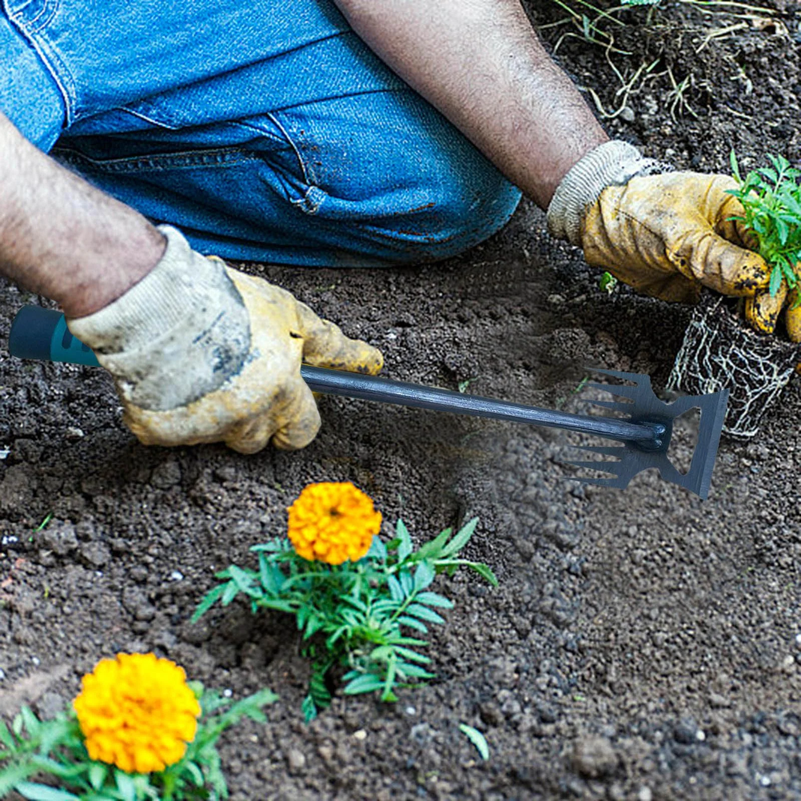 Gardening Eight Tooth Weeding Tool Weeding Manual Weeding Tool Durable Weeding Tool Manual Function Weeding Machine Gardening Tool Yard And Garden