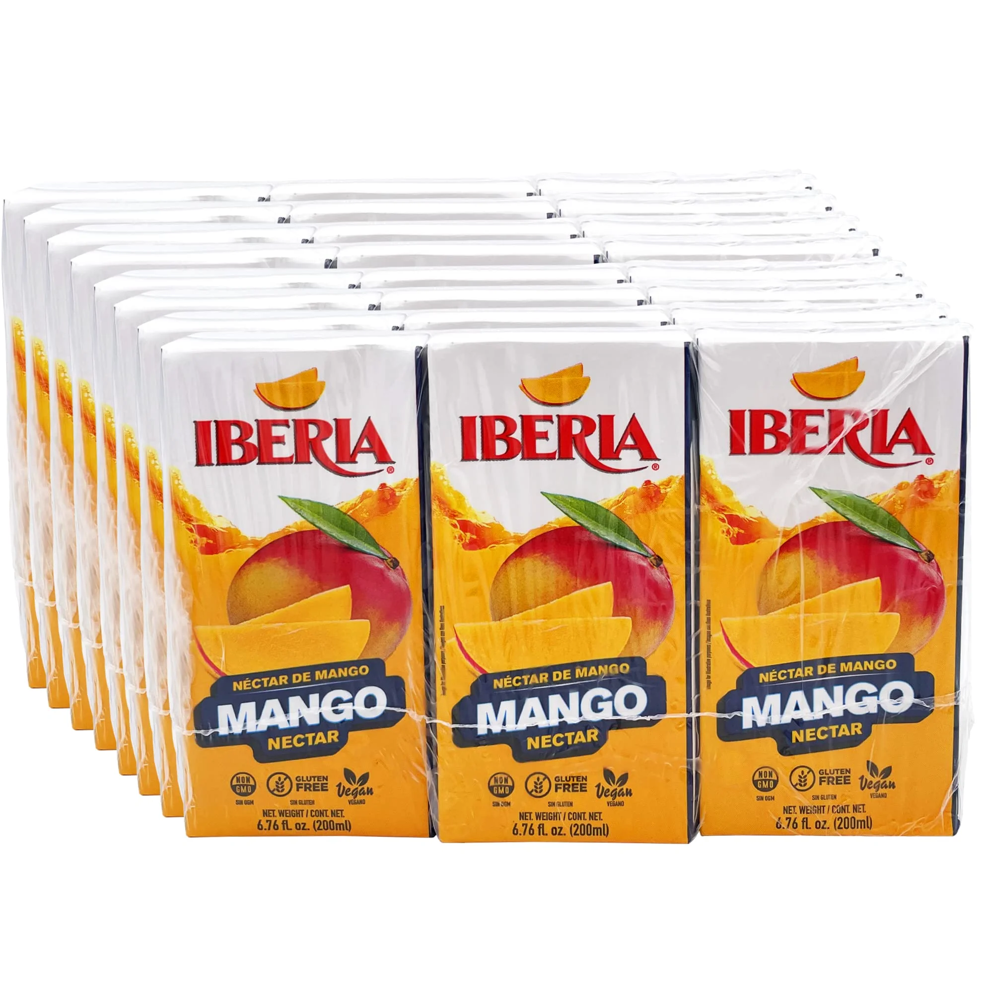 Iberia Mango Nectar, 6.8 Fl Oz (Pack Of 24)