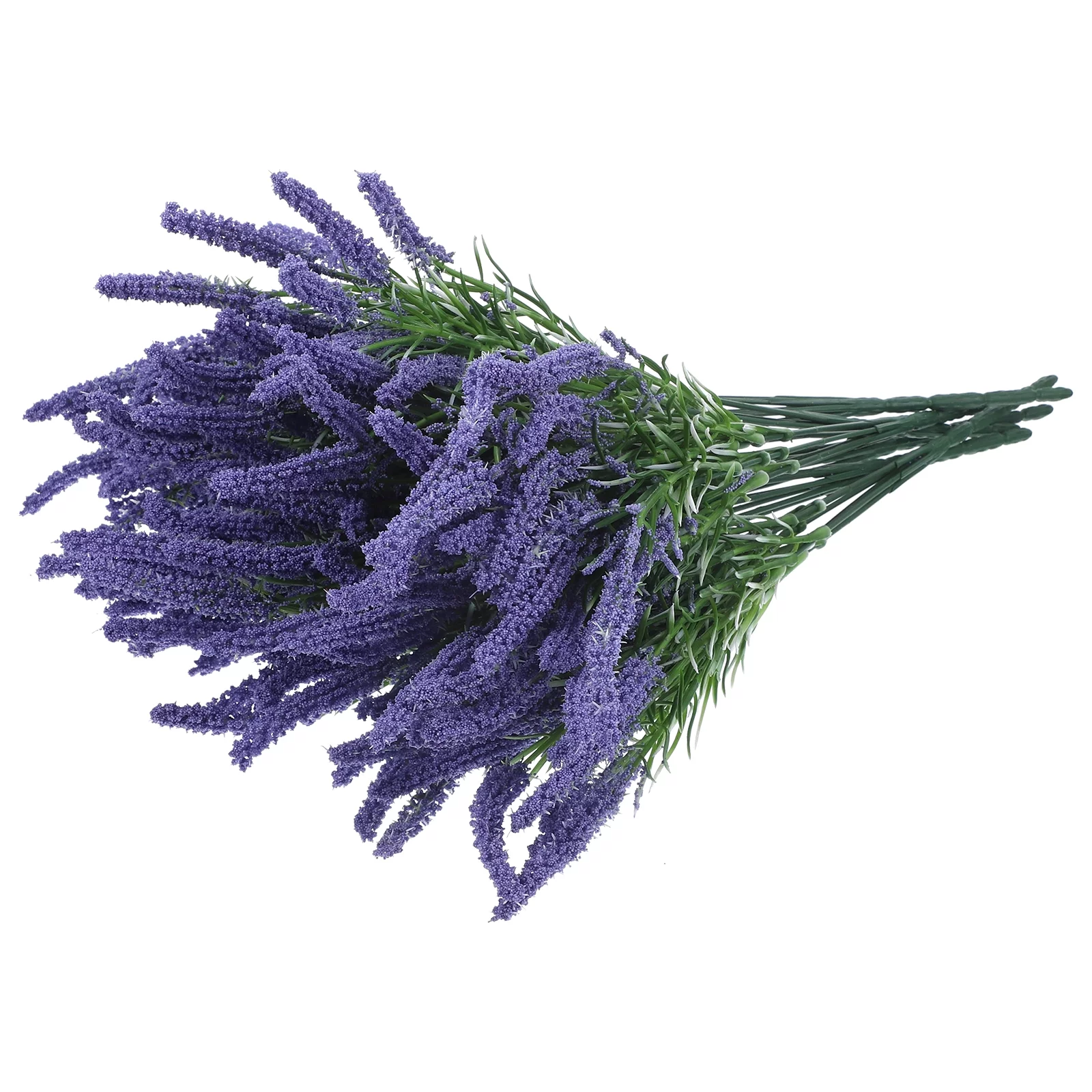 Gongxipen 6Pcs Artificial Lavender Flowers Plastic Faux Flowers Plants Bouquets Fake Greenery Flowers