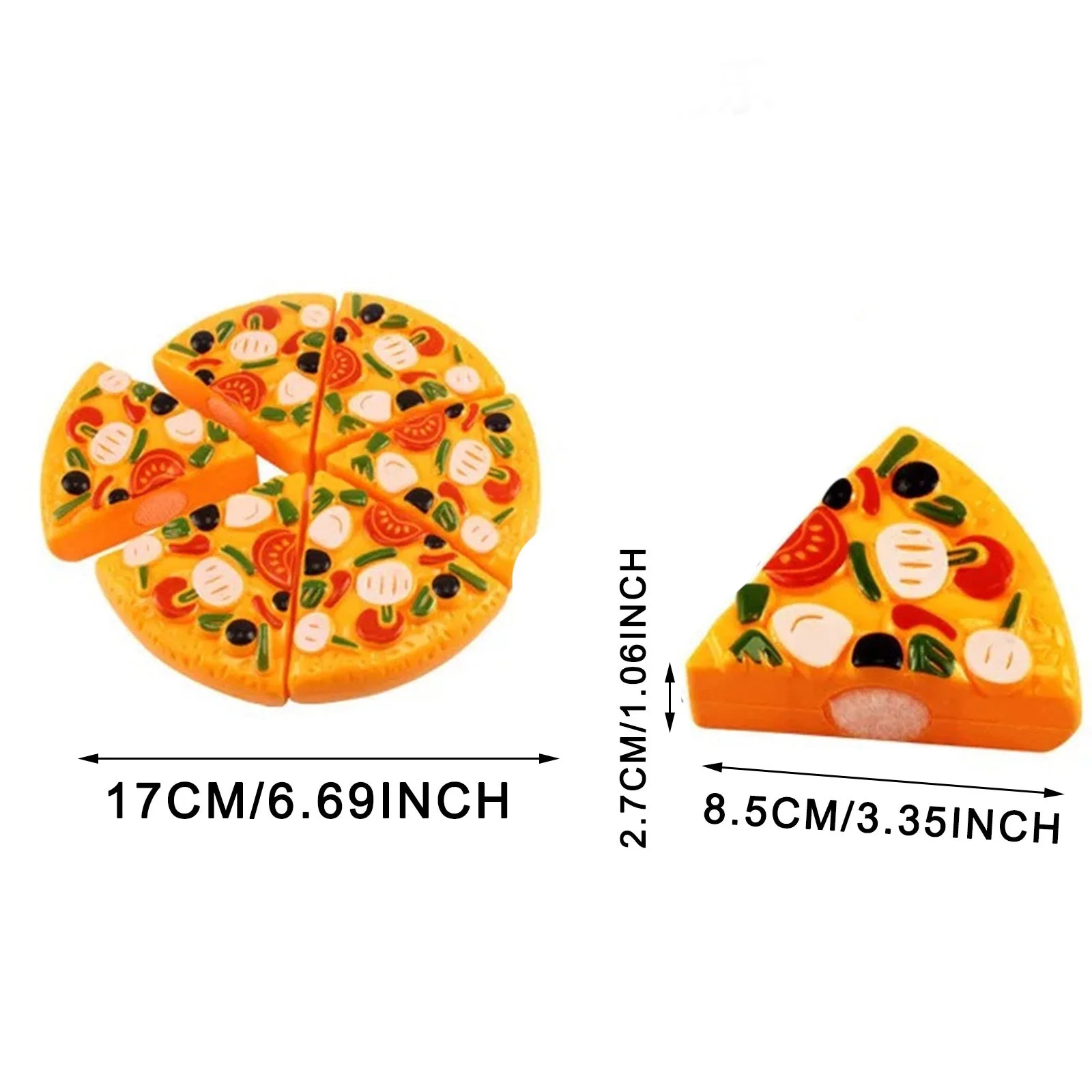 9 Piece Pizza Set For Kids Pizza Cutting Play Set Toy Kids Pizza With Dish Food Set Educational Montessori Toys Play Food Toy Set For Kids Rot 30 Cm