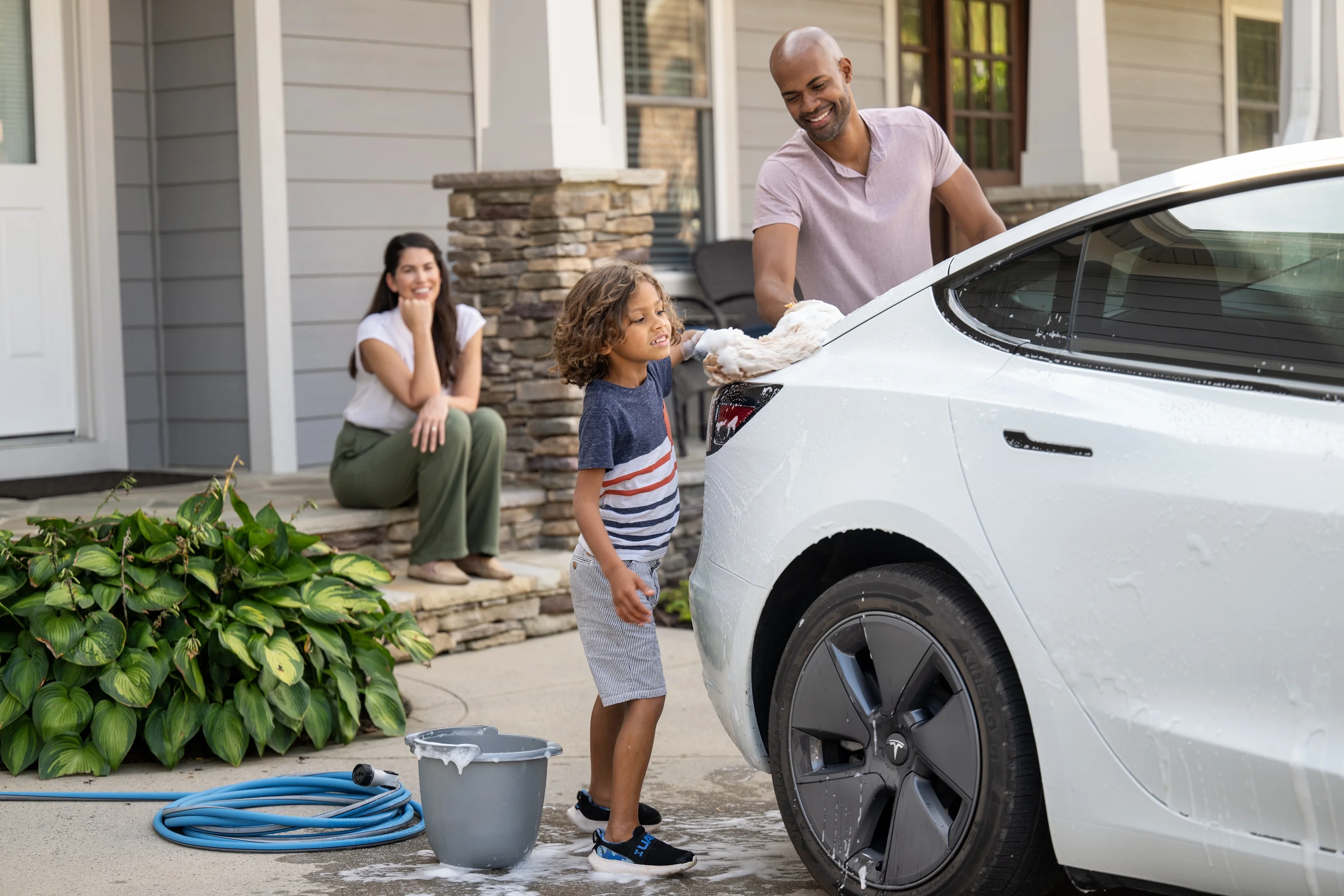 FITT HiFlo 100ft Lightweight Blue Hose with Aluminum Couplings