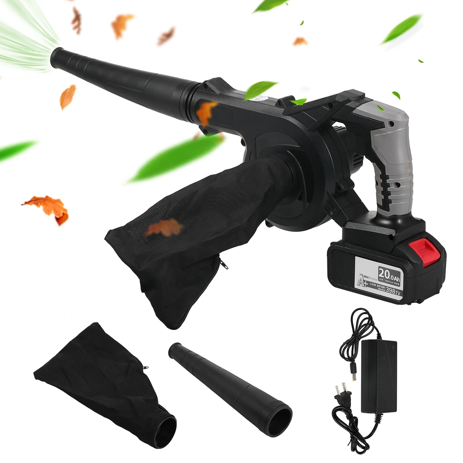 Dadypet Blower,Leaf Blower 21V Battery Powered Blower Cleaner Infinite Blowers Patio Small Care Patio Leaves 2x4.0Ah Batteries Lawn DALYNN 21000rpm Handheld Leaf Blower er Infinite Lawn Care Patio