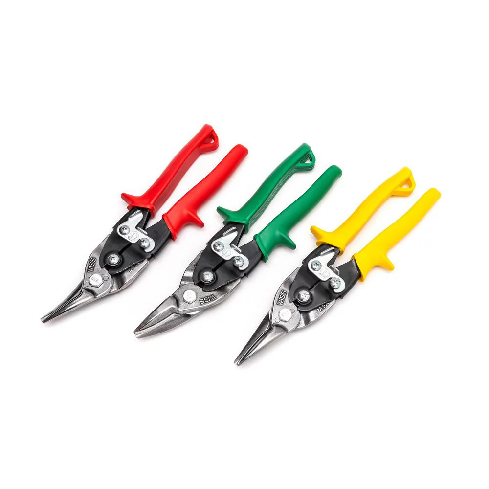 Wiss 3-Piece MetalMaster Compound Action Aviation Snip Set