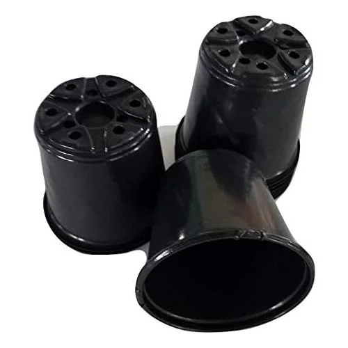 Diameter Black Plastic Nursery Pots (25)
