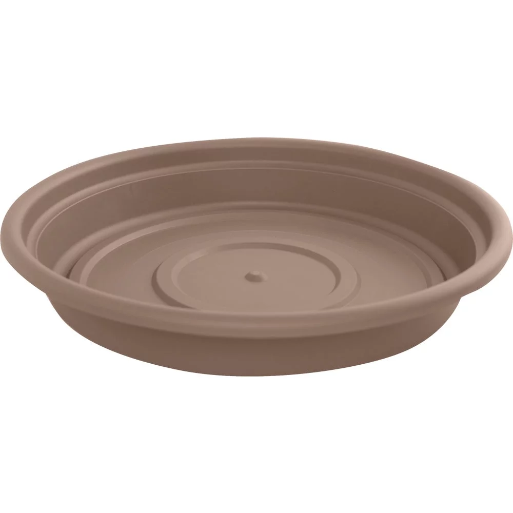 1 PK, Bloem 51316CH-Bloem 16 In. Chocolate Poly Classic Flower Pot Saucer