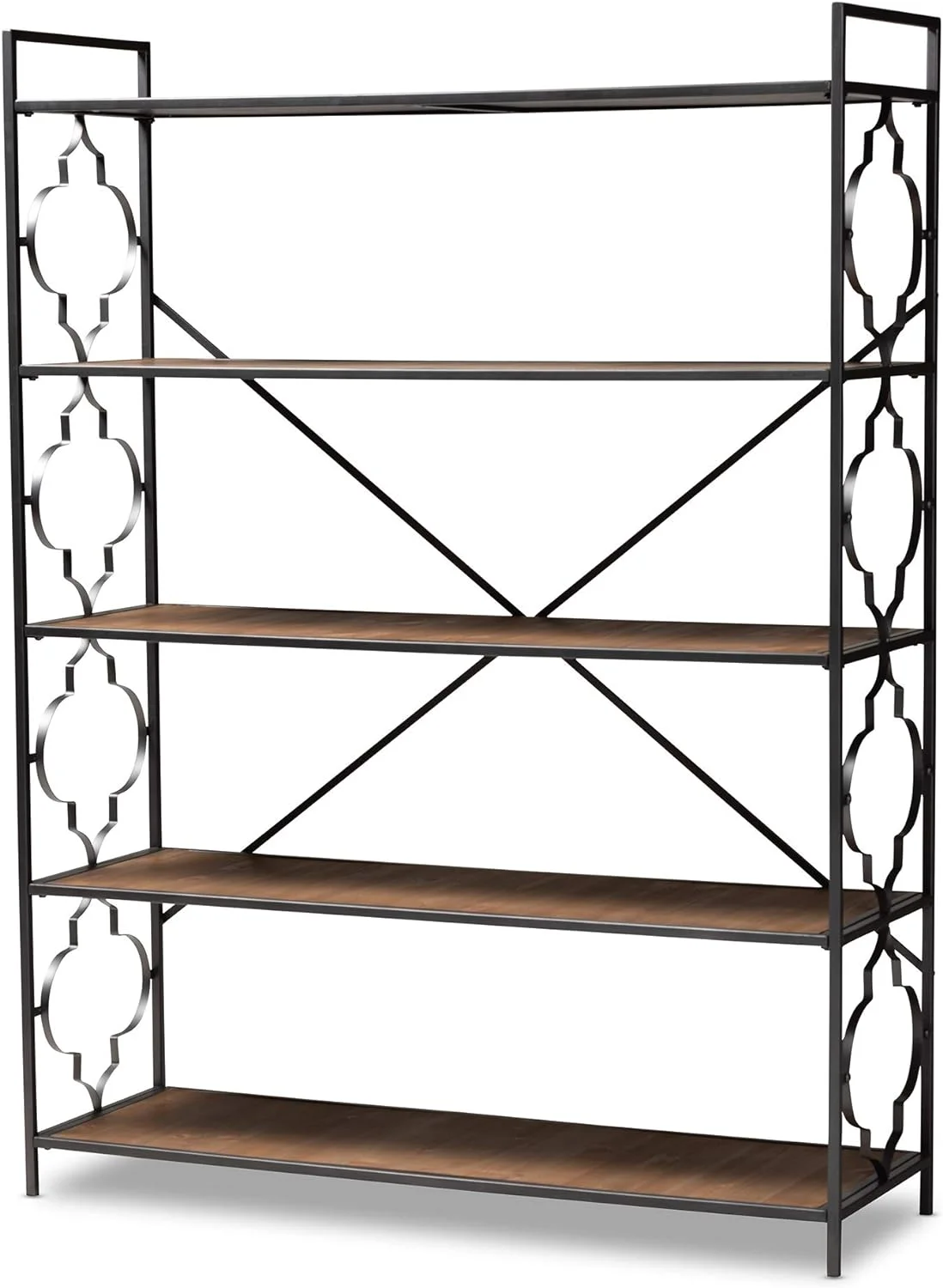 YGDU Shelving, One Size, Natural Oak/Black