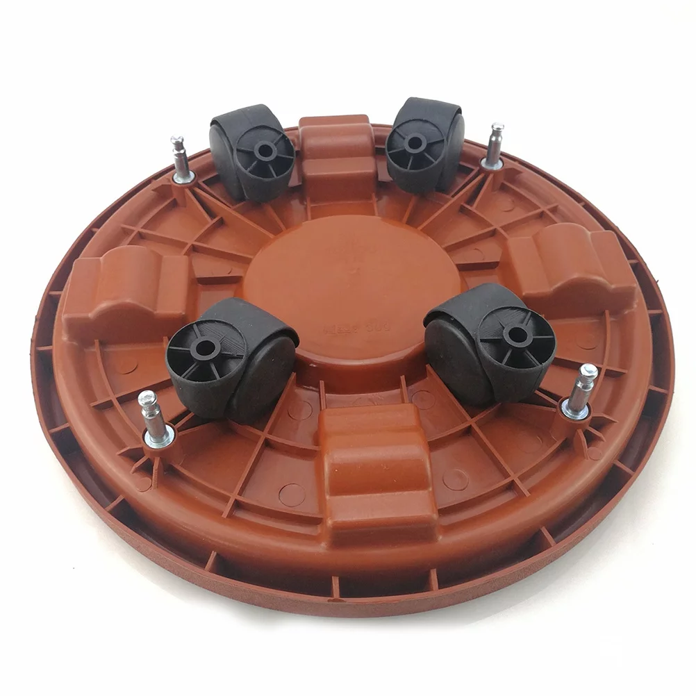 Gongxipen 2pcs Flower Pot Trays Removable Universal Wheel Foundation Plant Flower Pot Base for Home (30cm)