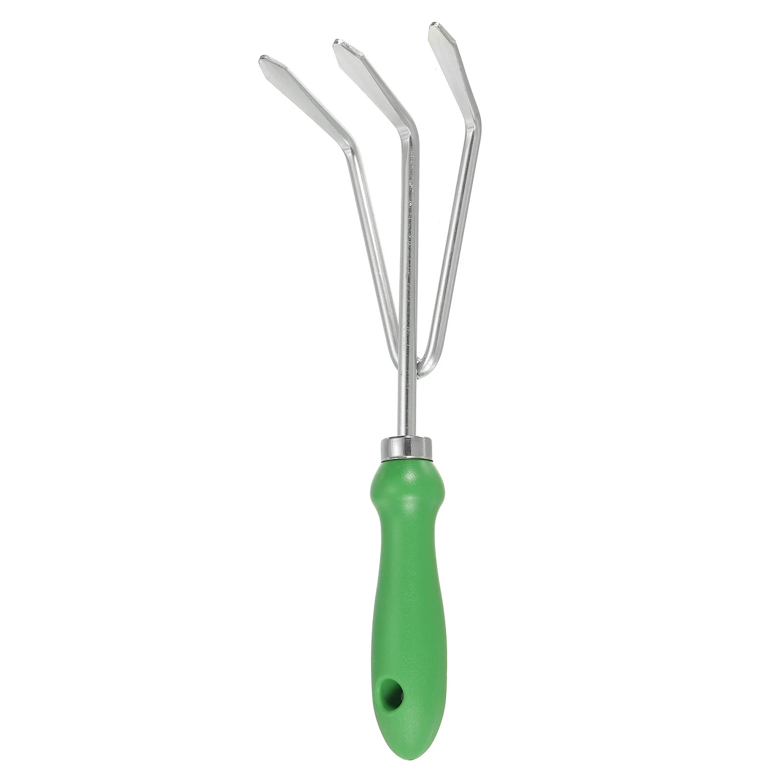 Uxcell Hand Cultivator, Stainless Steel Patio Gardening Tool Hand Weeding Digging Tool, Green