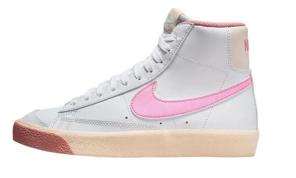 Big Kid's Nike Blazer Mid '77 White/Pink Spell-Guava Ice (DZ2900 100) - 7