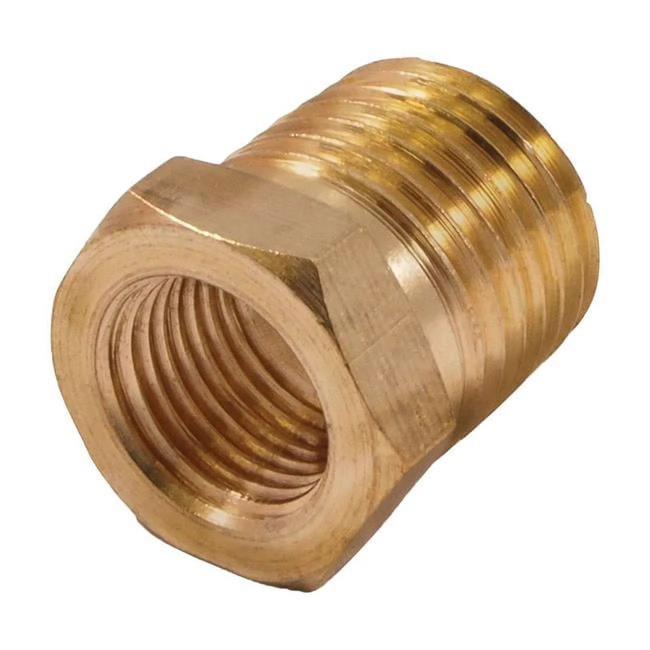 Brass Bushing, 0.13 in. Female NPT x 0.25 in. Male NPT
