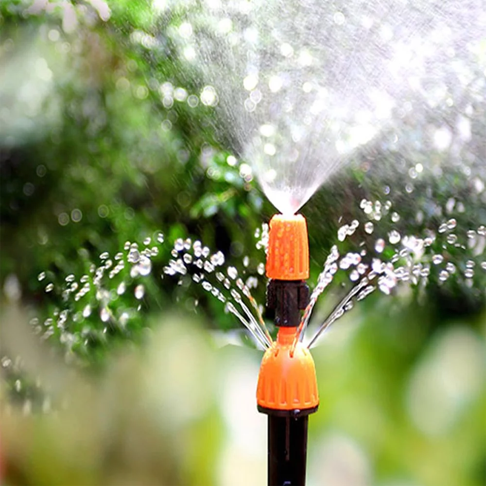 Drip Emitters, Adjustable 360 Degree Water Flow Drippers, Garden Irrigation Drippers for 4/7mm Watering System