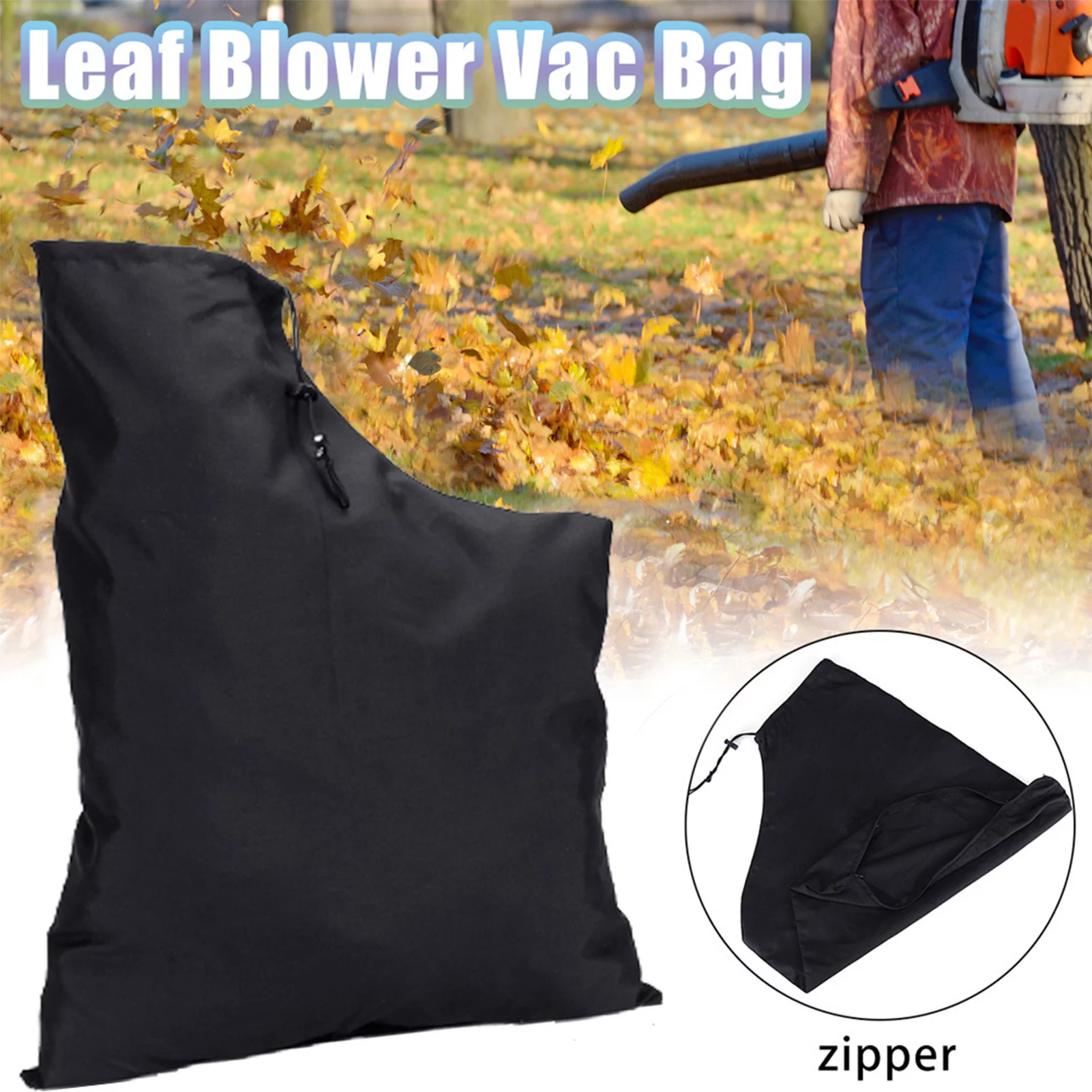 MABOTO Blower Bag With Zipper Drawstring Blower Replacement Bag 16 X 24 Inch Blower Bag Dust Collection Bag