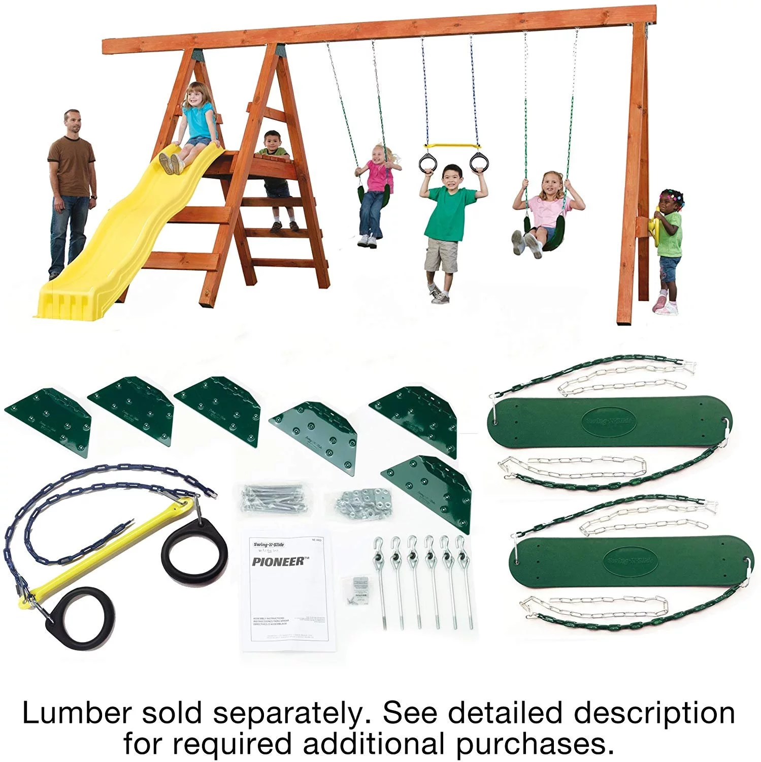 Swing-N-Slide Pioneer Custom DIY Hardware Kit for Swings