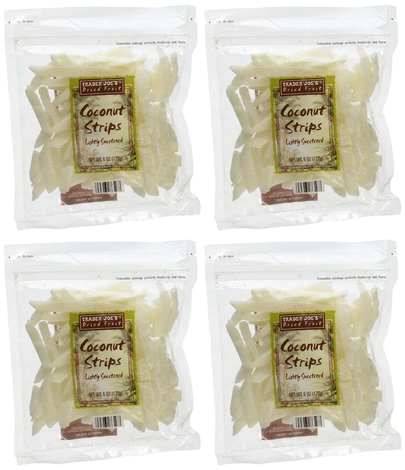 Coconut Strips (Pack Of 4)