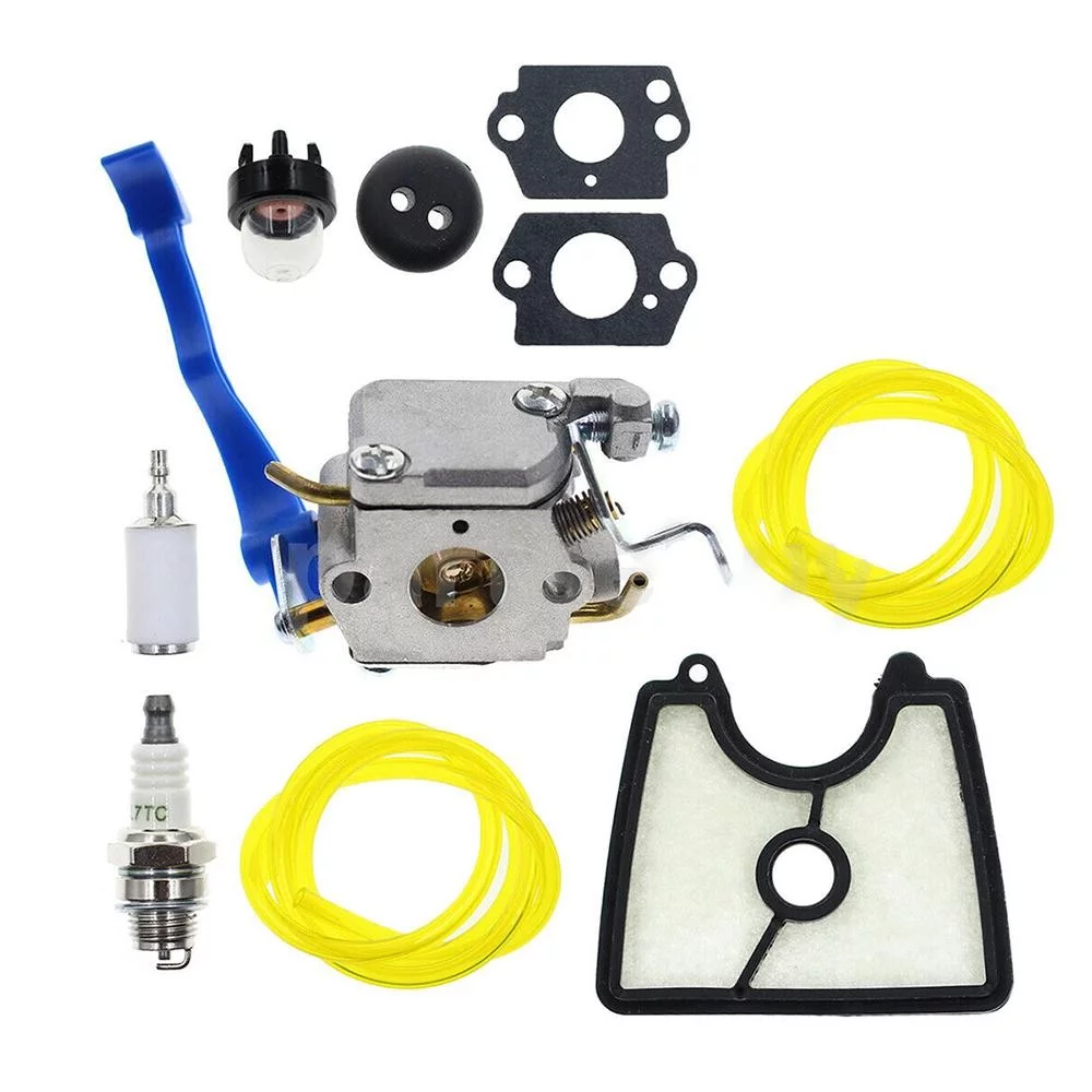 Dreamhall Carburetor Air Filter Kit for Husqvarna 125B 125BX 125BVX C1Q-W37 545 08 18-11