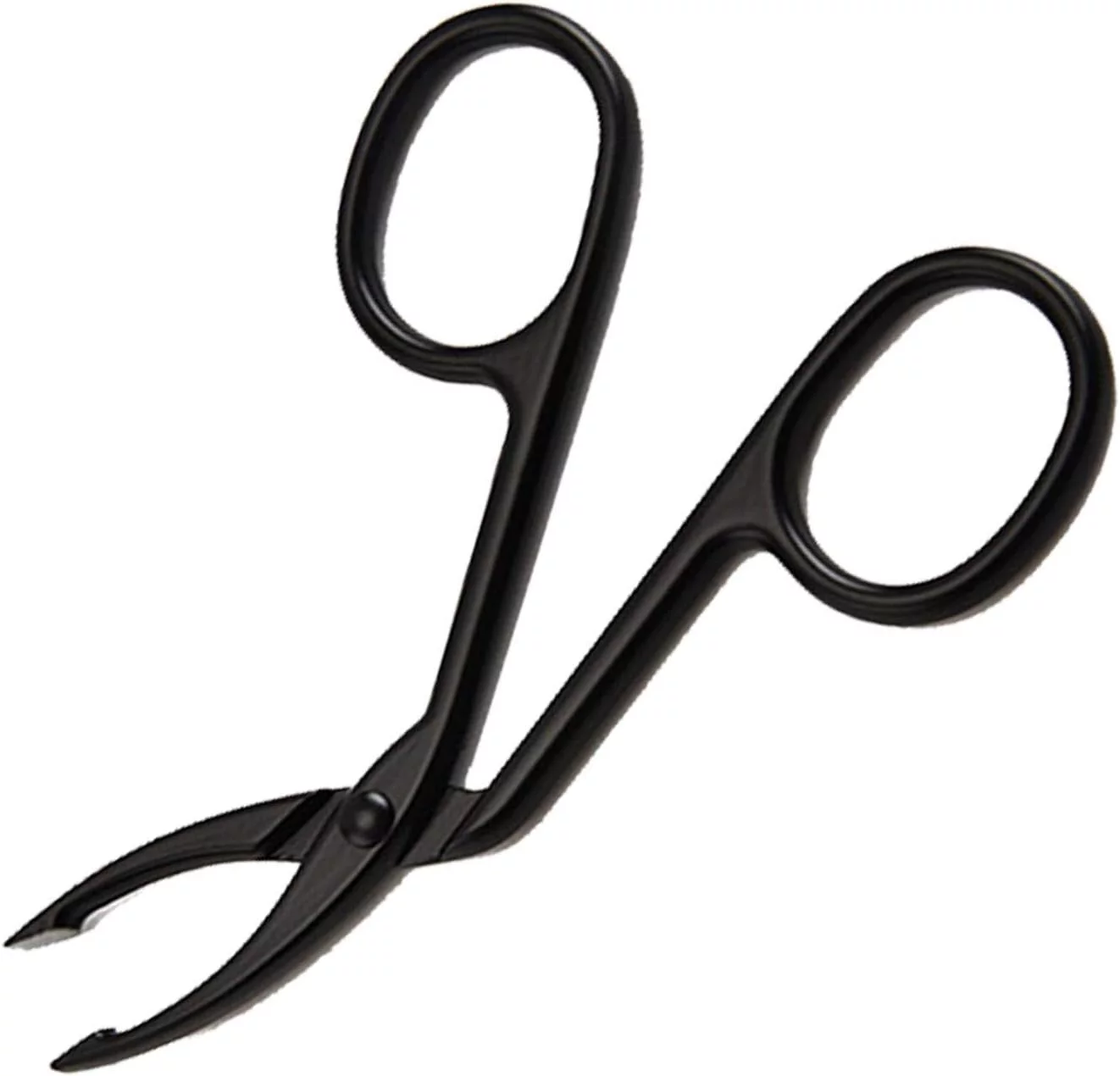 eyebrow tweezers scissors handle, stainless steel eyebrow scissors Elbow Eyebrow Pliers, eyebrow trimming scissors Trimming Cosmetic Tools, for Personal Care of Hair and Eyebrows