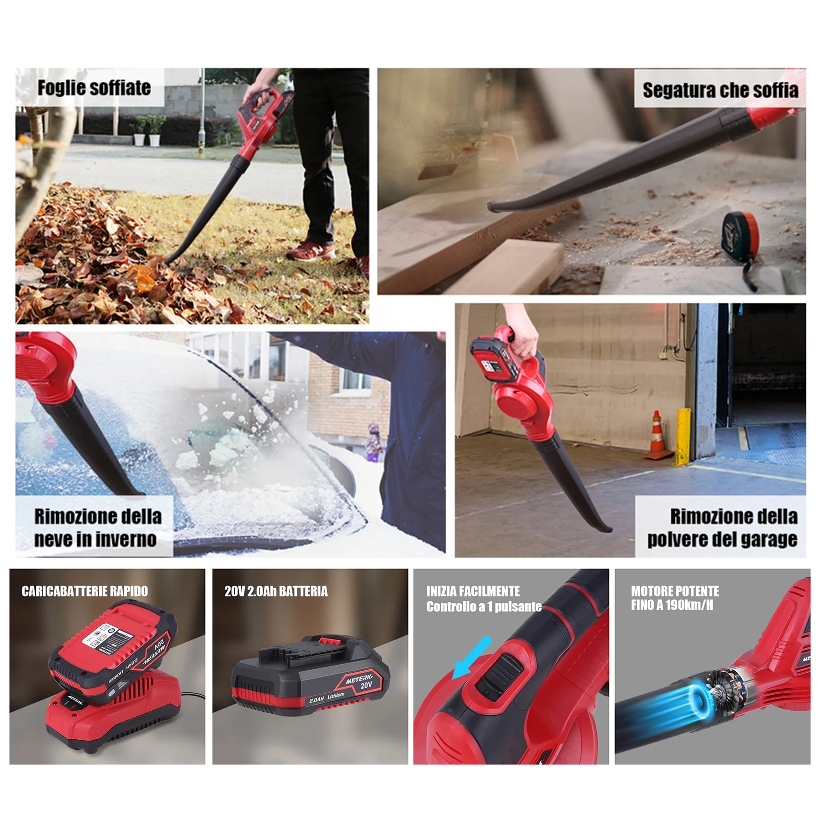 Electric Blower,2.0ah Battery Blower And Included Included Snow Blower 20v Battery And Included Battery And Blower 2.0ah Twirltide Patio Deck And