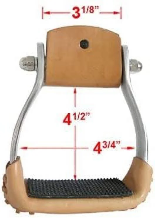 AJ Tack Wholesale Aluminum Barrel Racing Stirrups