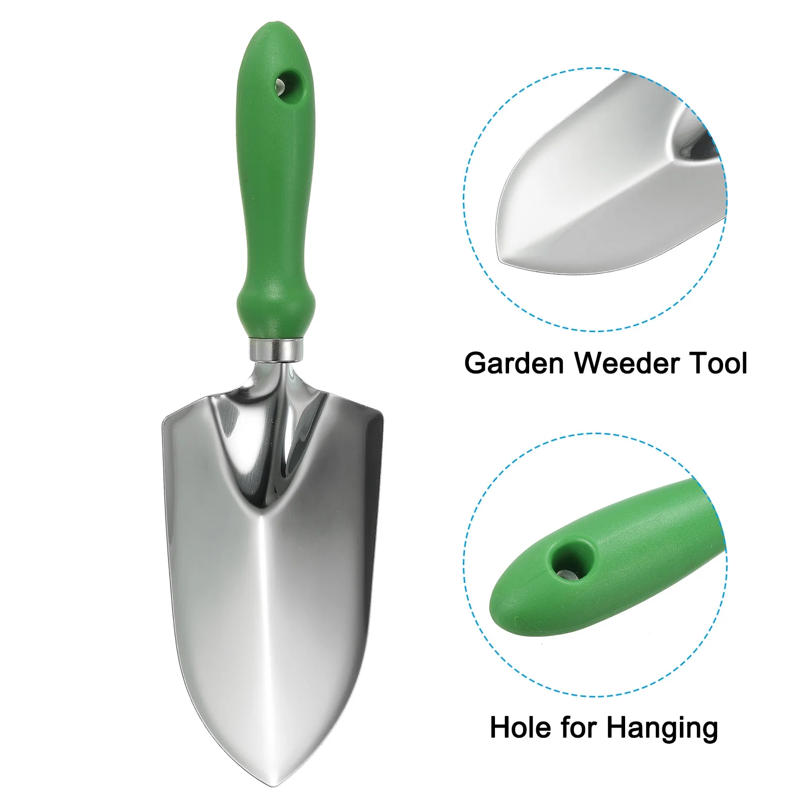 Uxcell Garden Weeder Tool, Patio Gardening Hand Weeder Removal Weed Puller Tool, Green