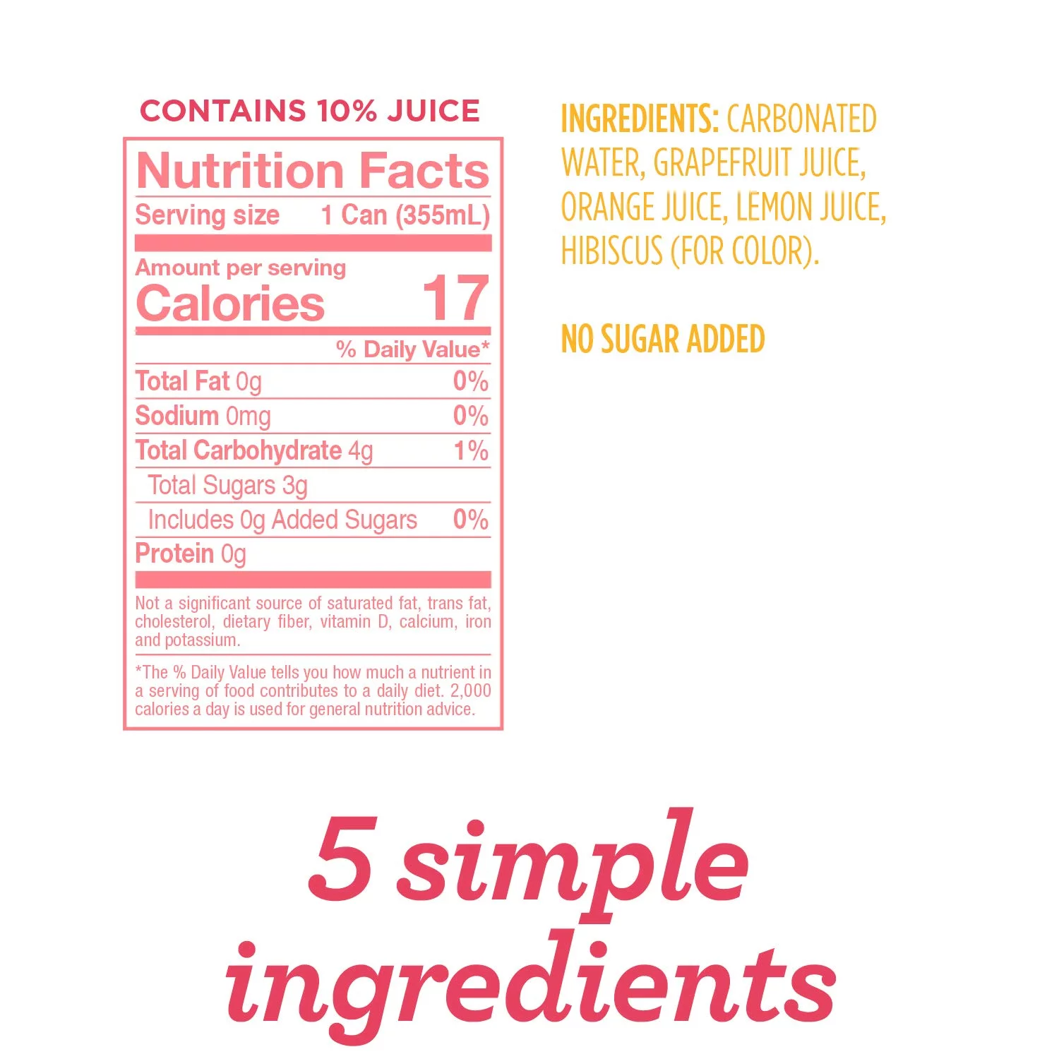 Spindrift Grapefruit Sparkling Water, 12 Fl Oz (Pack Of 8)