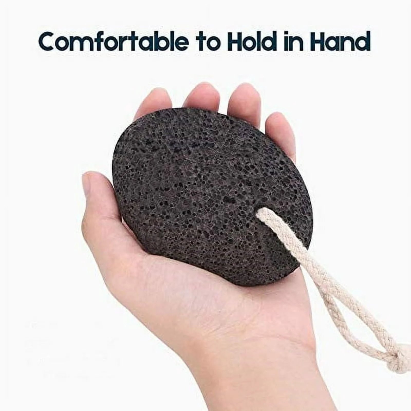 Jelly Pedicure Foot Care Tools Foot Grinding Stone Oval Honeycomb Foot Rubbing Stone To Dead Skin Heel Foot Black Foot Board