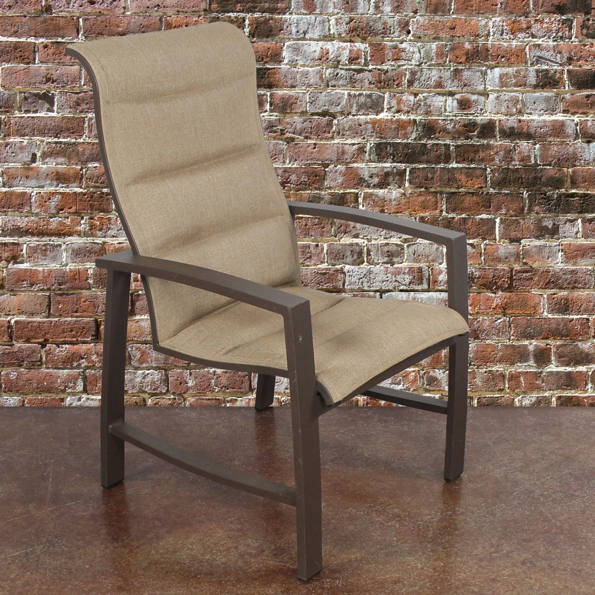 Courtyard Casual  Santorini 2 Padded-Sling Dining Chairs