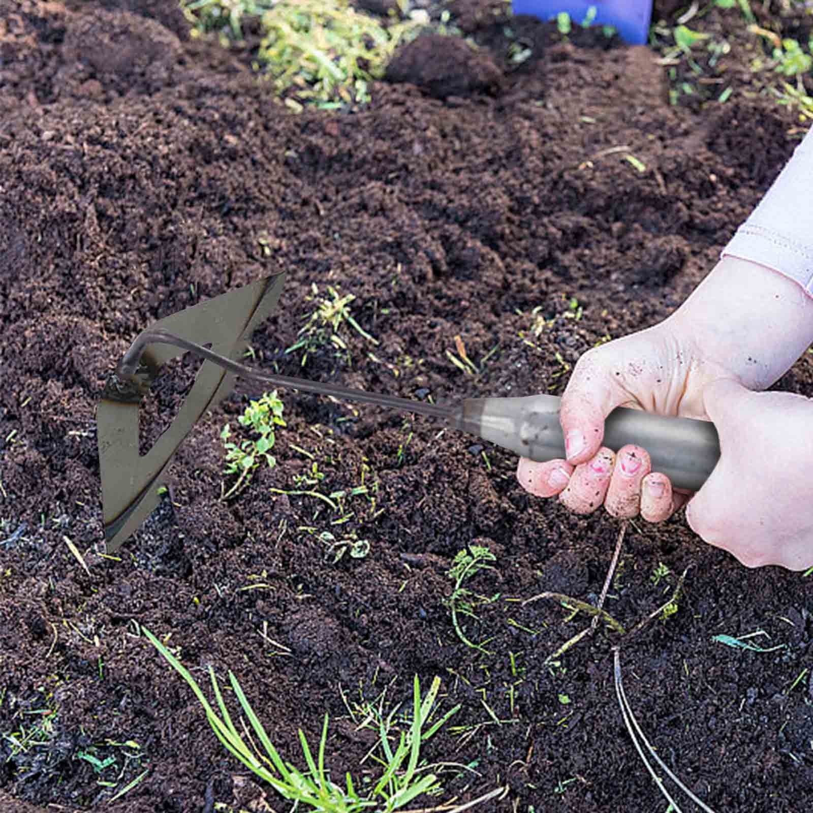 Gardening Hand Weeder Tools, Weed Removal Tool Weeding Artifact Uprooting Weeding Tool Dual Purpose Manual Multifunctional Weeders Tool for Garden Weeding Tools