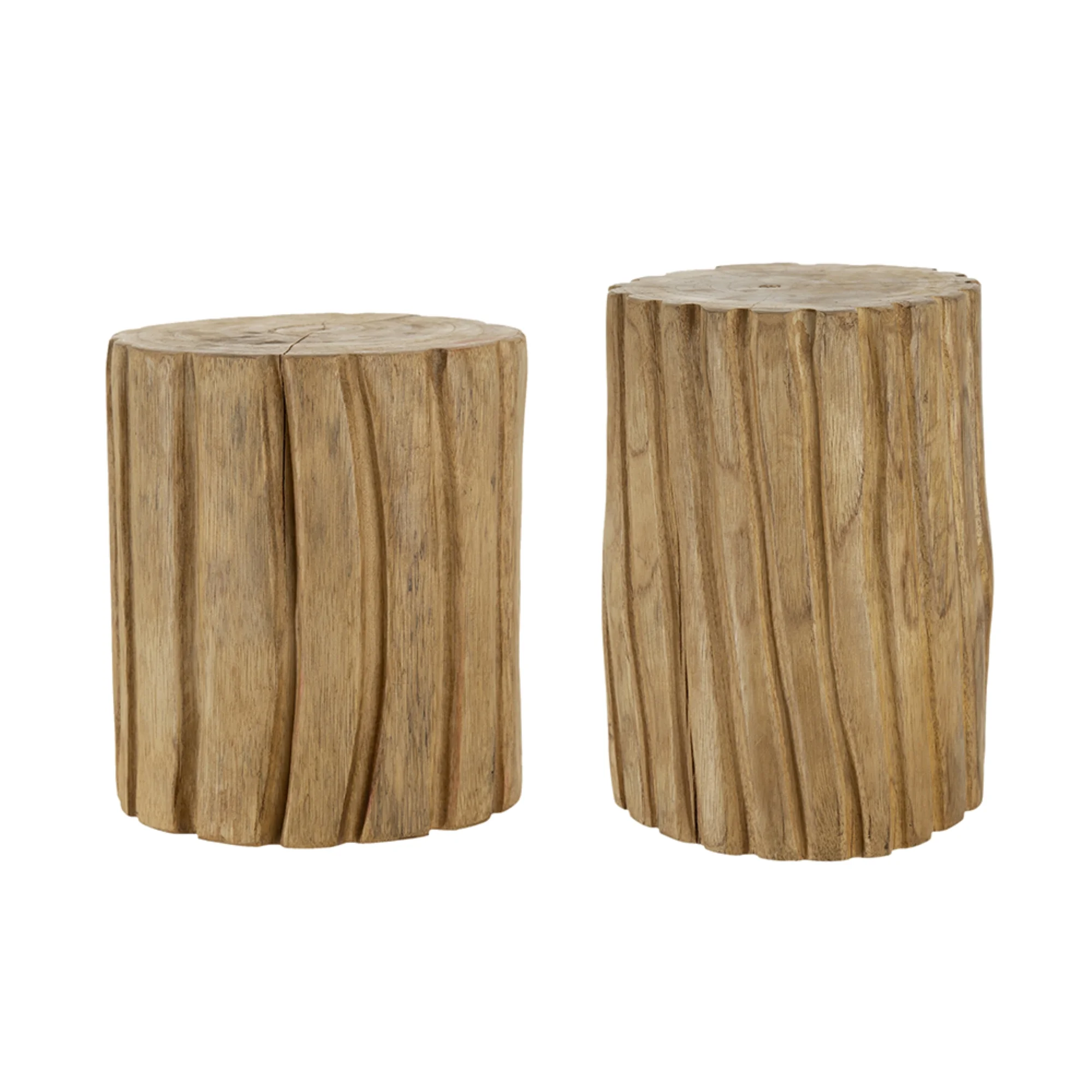 CC Home Furnishings Decorative Teak Stumps - 9.75