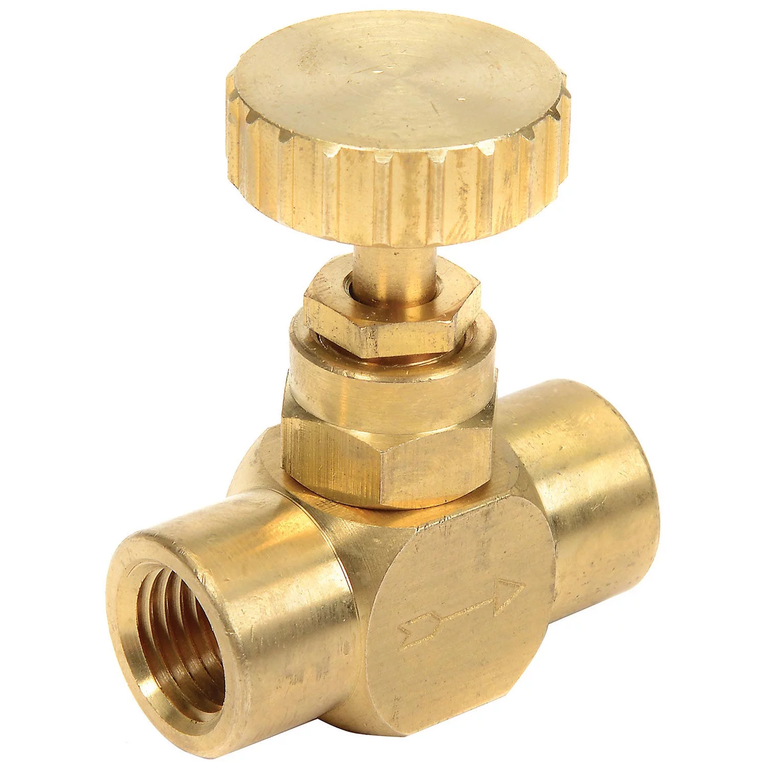 Weiss Instruments Inc. 25NVBR Brass Needle Valve, 1/4