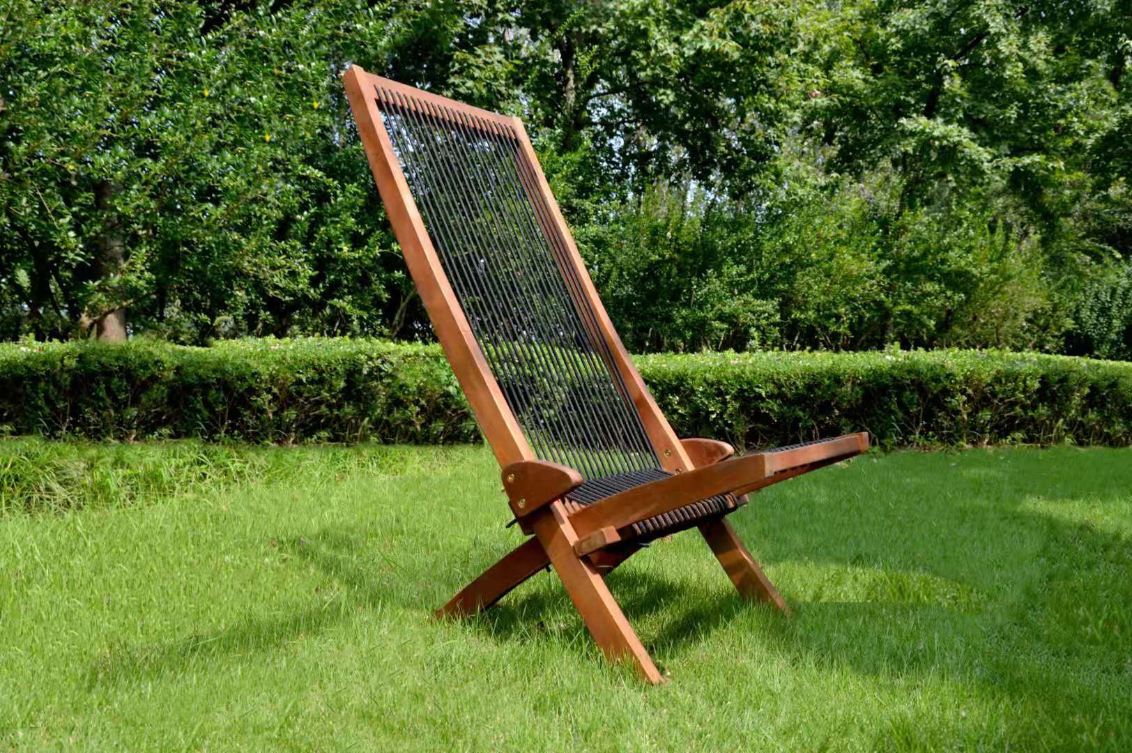 ZWNLKQG folding roping wood chair