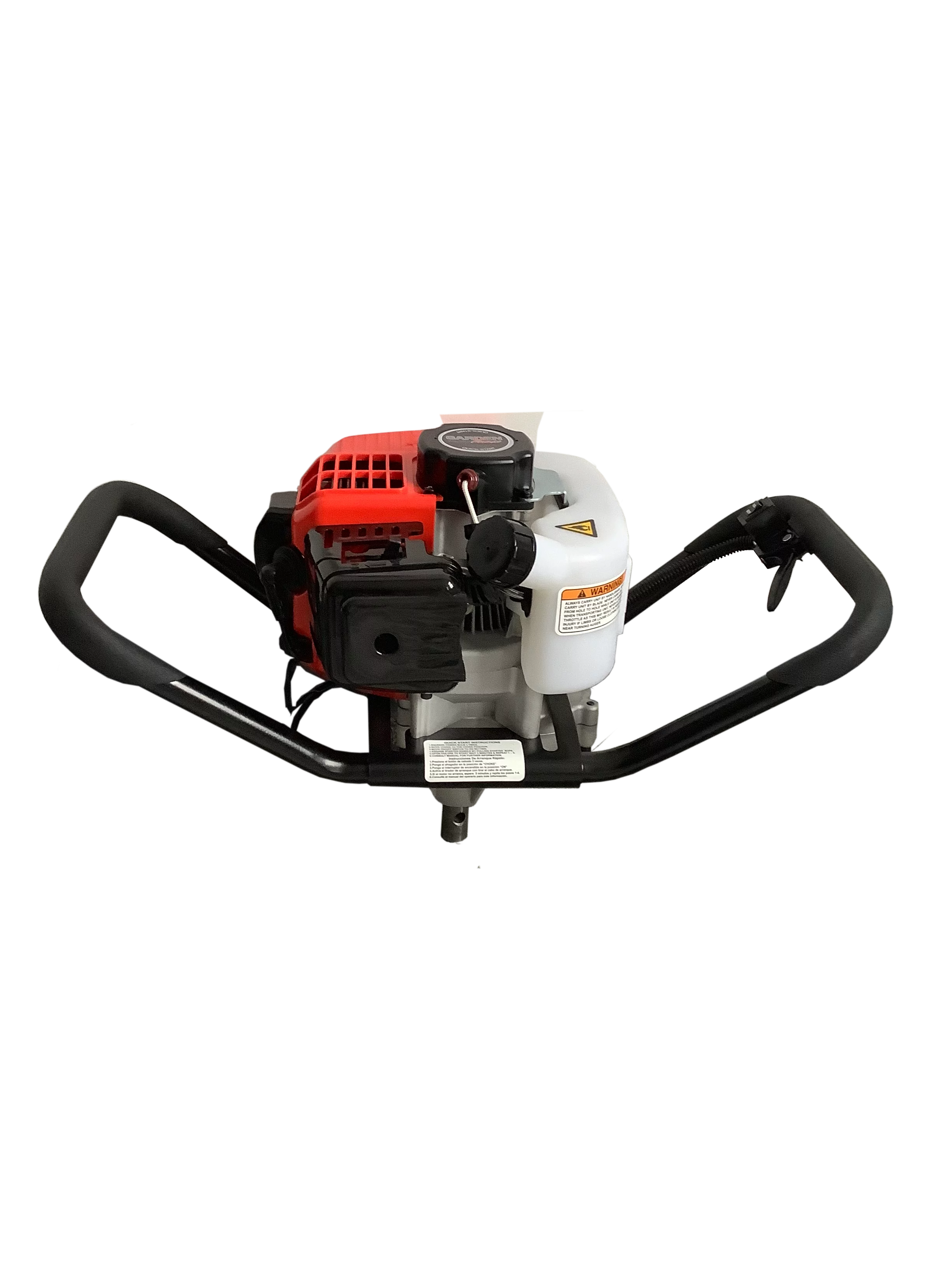 GardenTrax 8 Inch Auger Drill Bit 43cc 2cycle Powerhead Earth Auger Combo