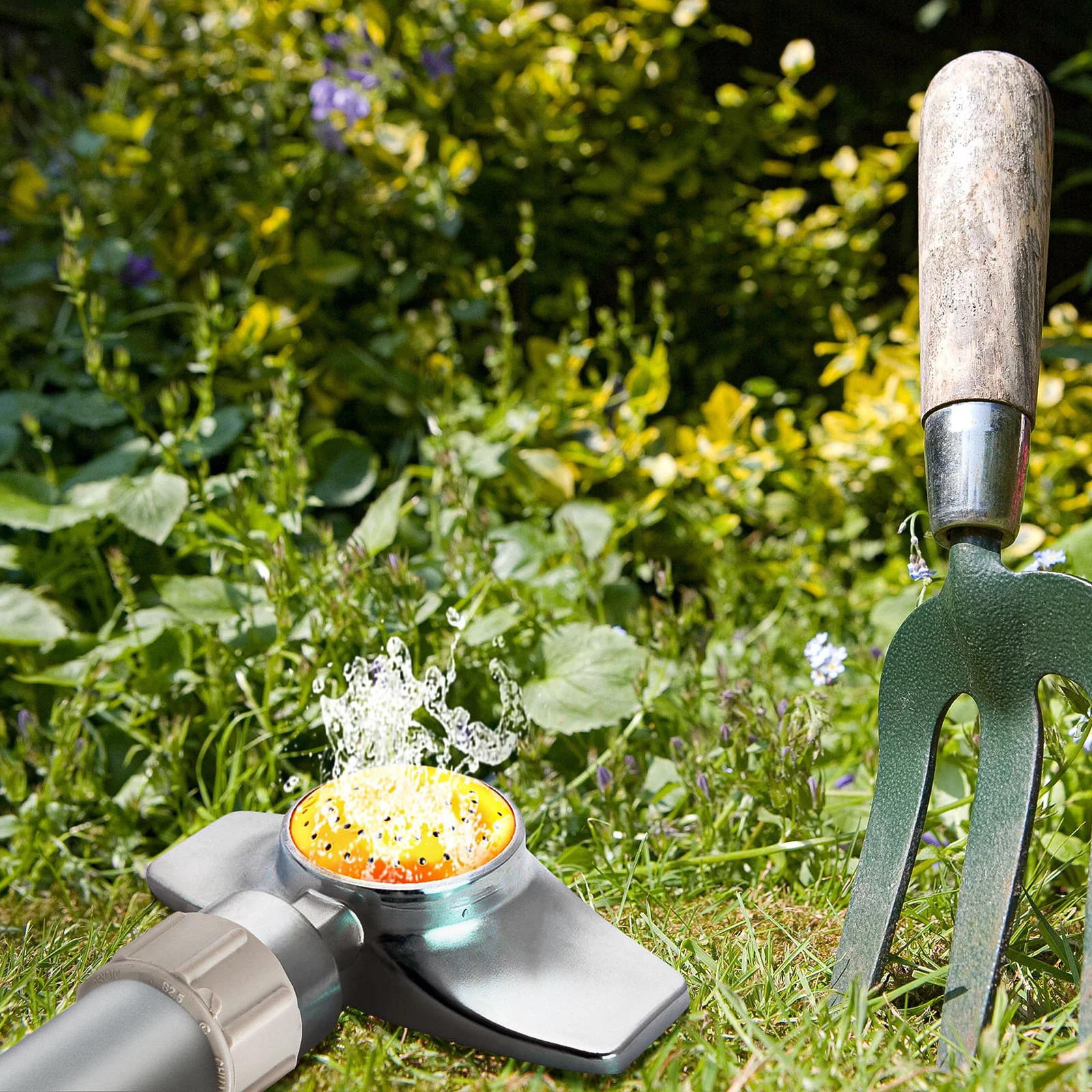 ZiSUGP 2pcs Irrigation Watering Green Sprinkler Sprinkler Agricultural Garden Automatic Sprinkler Garden Sprinkler Water 360 Spraying Garden Tools