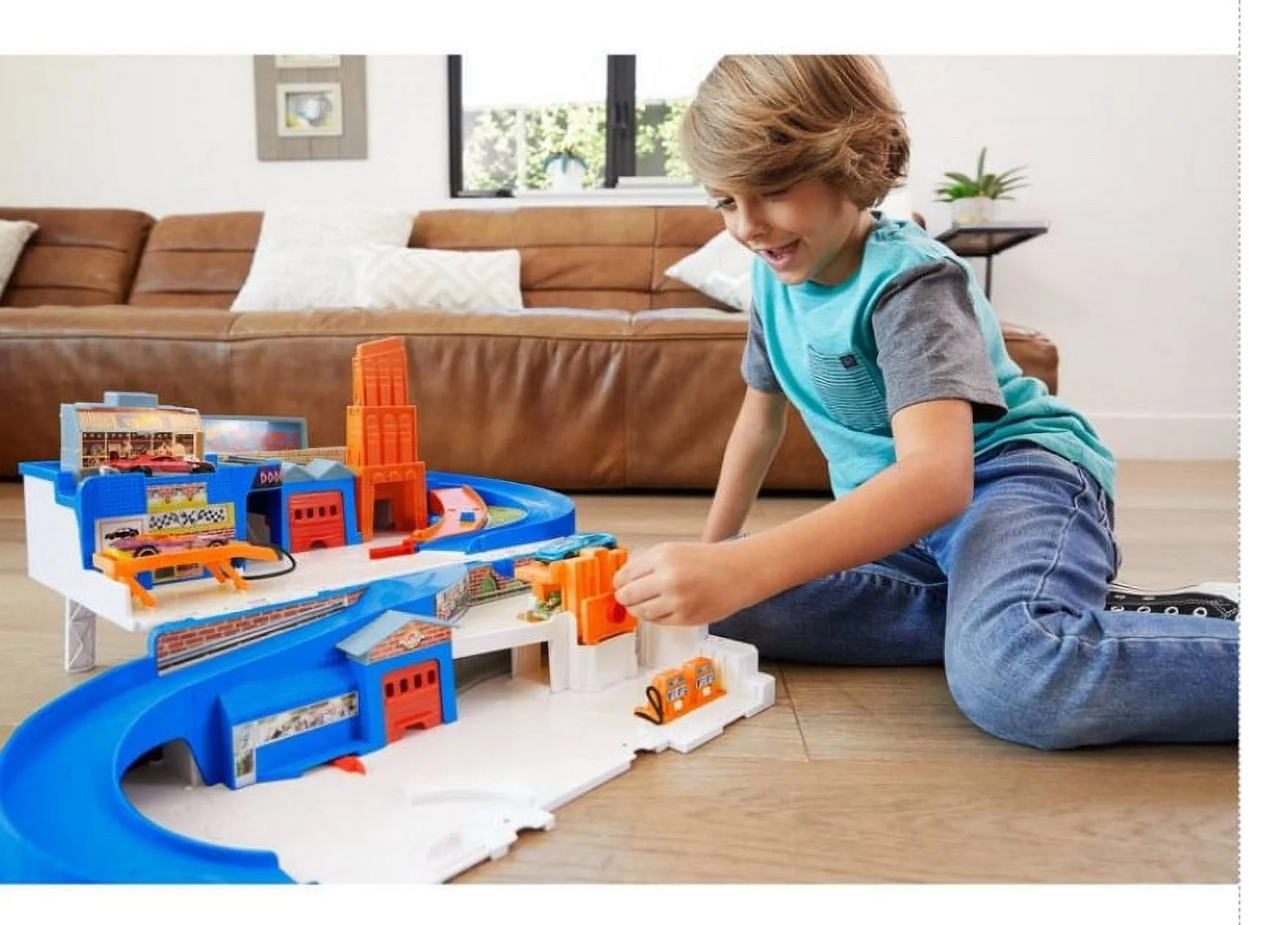 Hot Wheels 79391448 Flying Customs Sto & Go Trackset