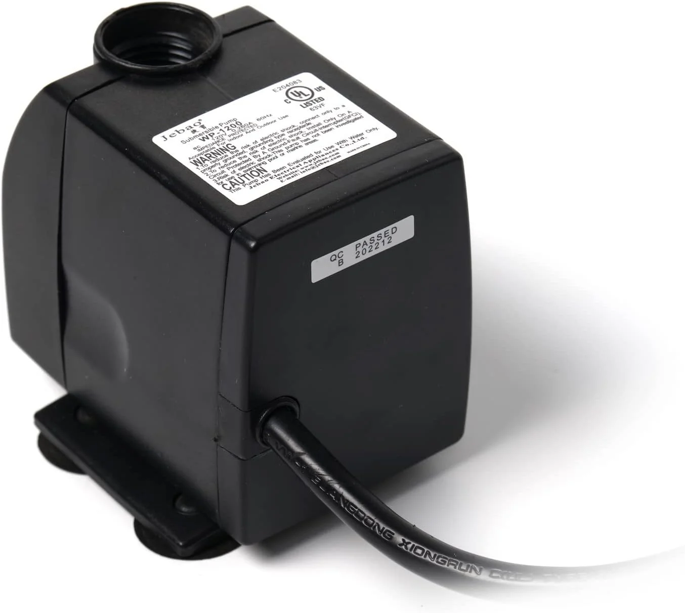 Submersible Fountain Pump (WP1500-396Gph)