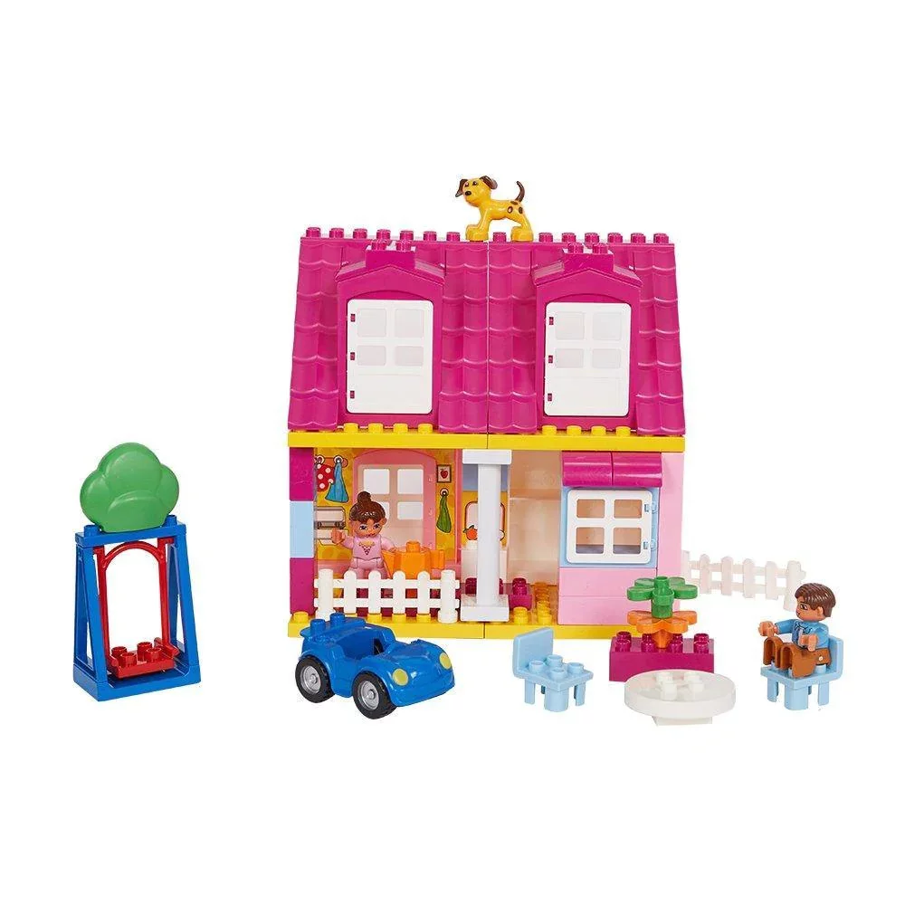 Children Dream Home Building Playset Blocks for Creativity Educational Toy